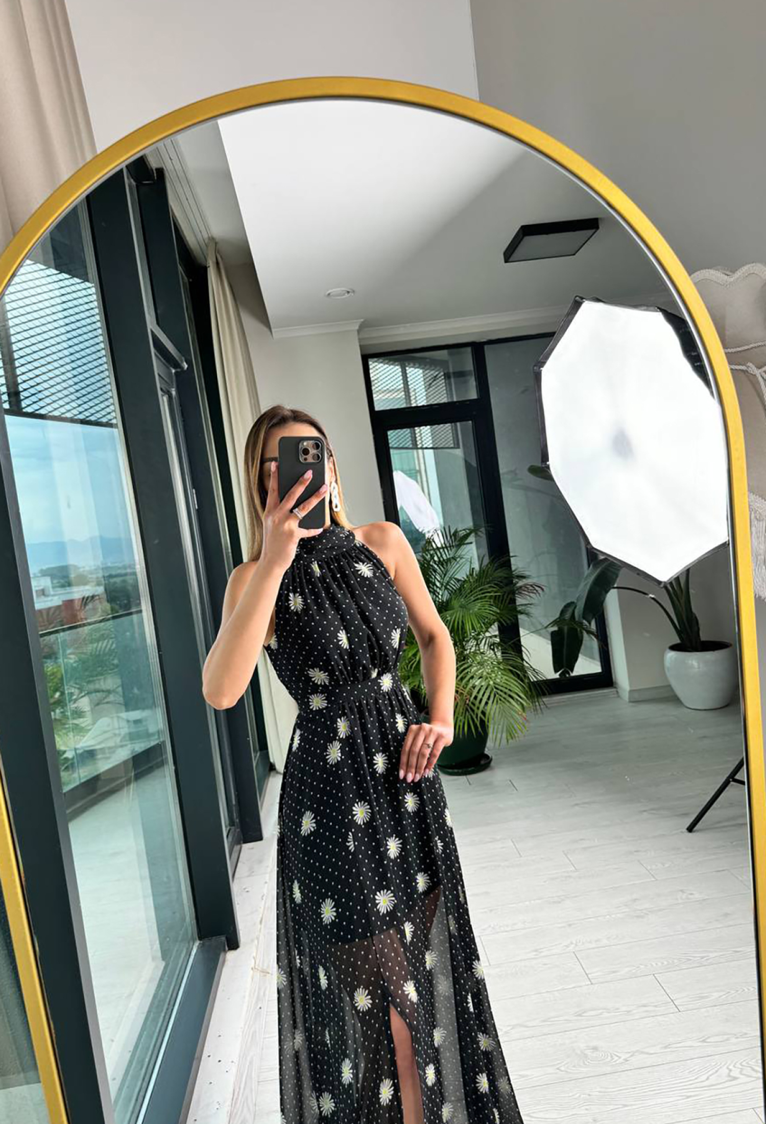 Glam Floor Length Slit Dress - Brand: Mode Roy - Women & Kids, Baby Clothes Wholesale - TheBS Women