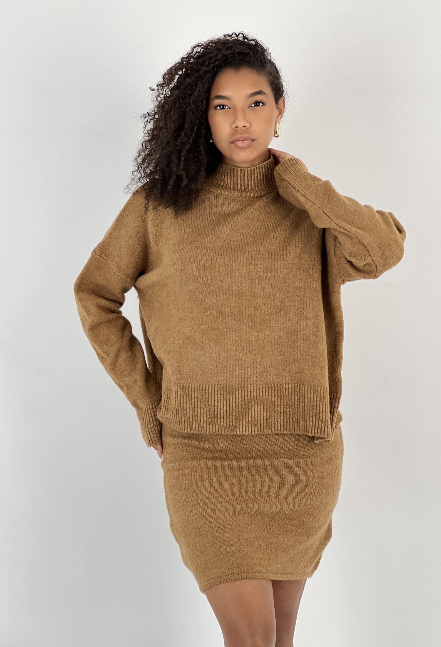 Brown Elegant Casual Set - Brand: MISS POEM - Women & Kids, Baby Clothes Wholesale - TheBS Women