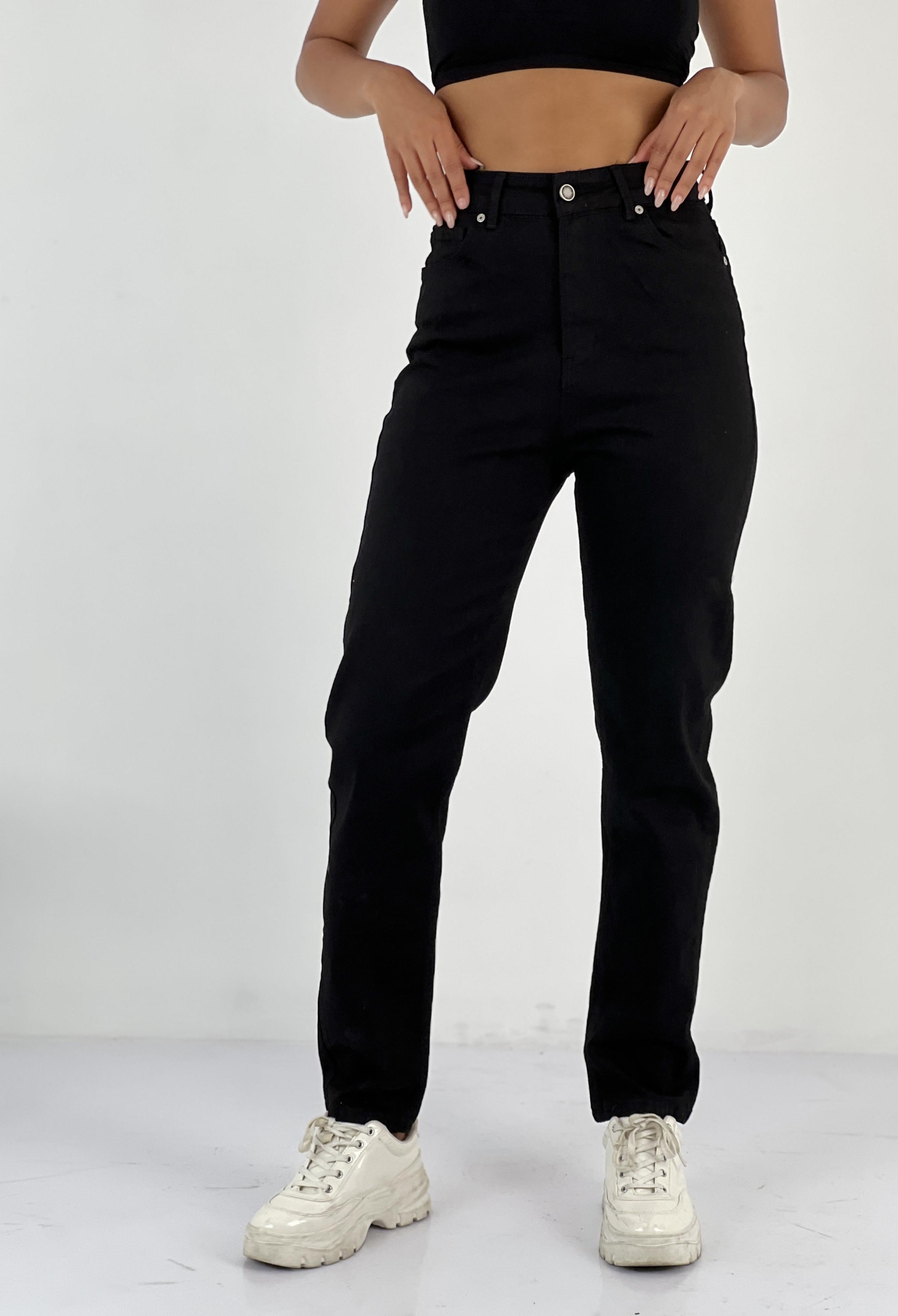 Mom Jeans High Waist Straight Leg Buttoned - Brand: MISS POEM - Women & Kids, Baby Clothes Wholesale - TheBS Women