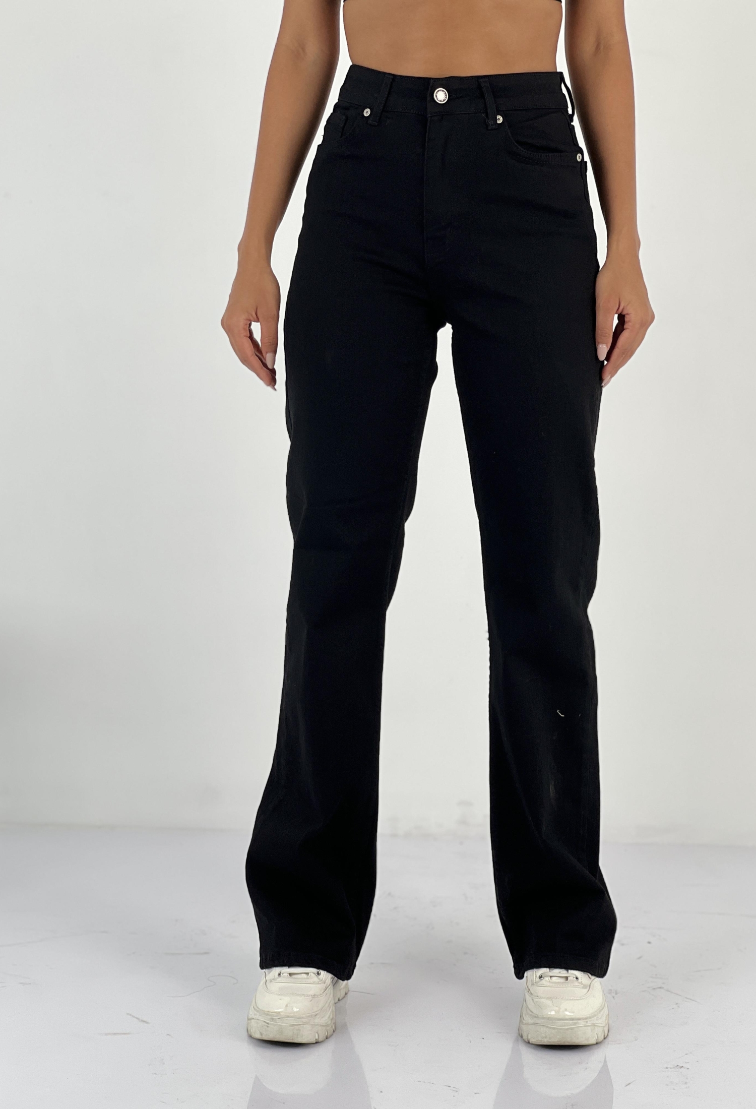 Mom Jeans High Waist Straight Leg Buttoned - Brand: MISS POEM - Women & Kids, Baby Clothes Wholesale - TheBS Women