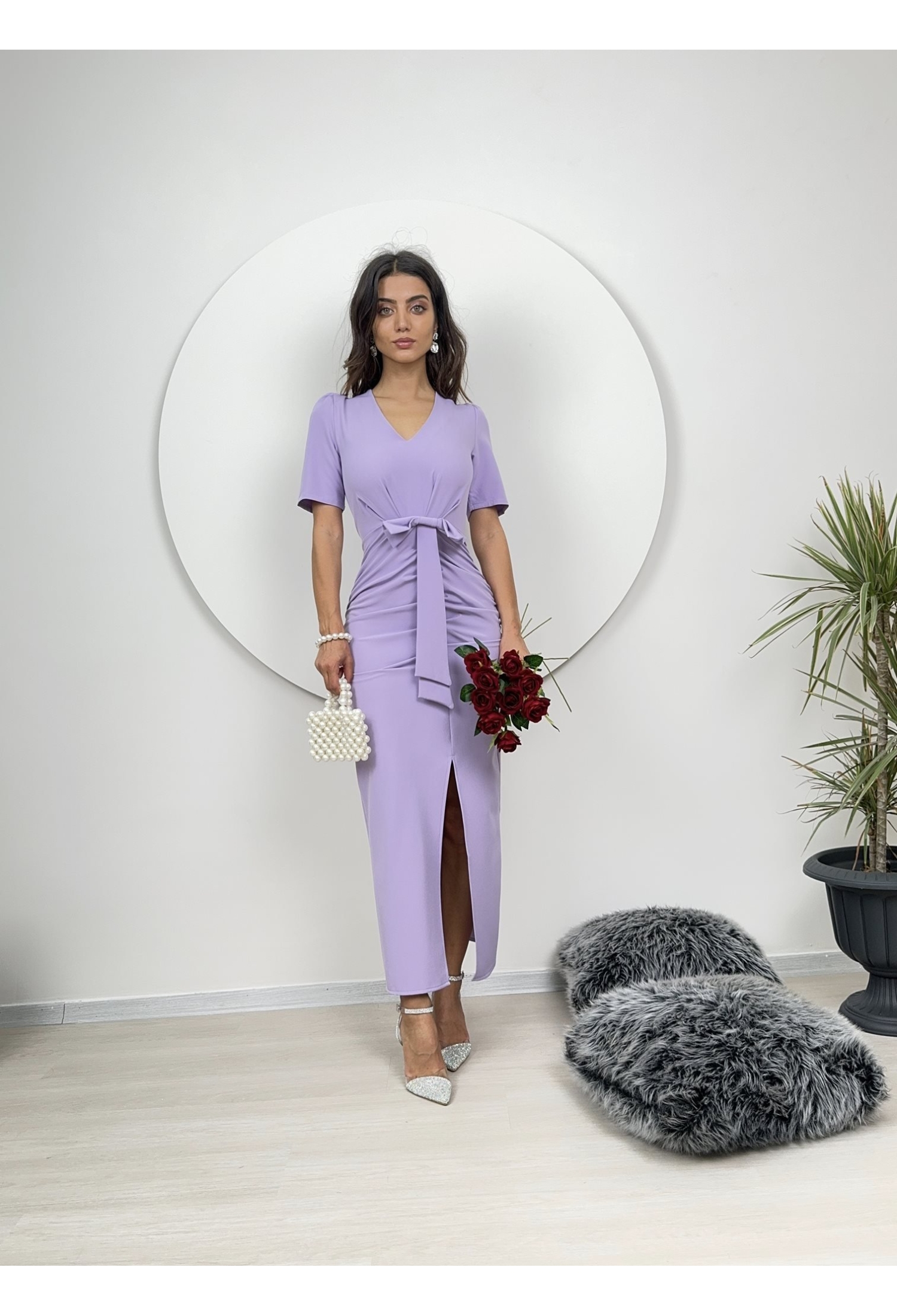 Purple Elegant Formal Sheath Dress - Brand: Miss Janell - Women & Kids, Baby Clothes Wholesale - TheBS Women