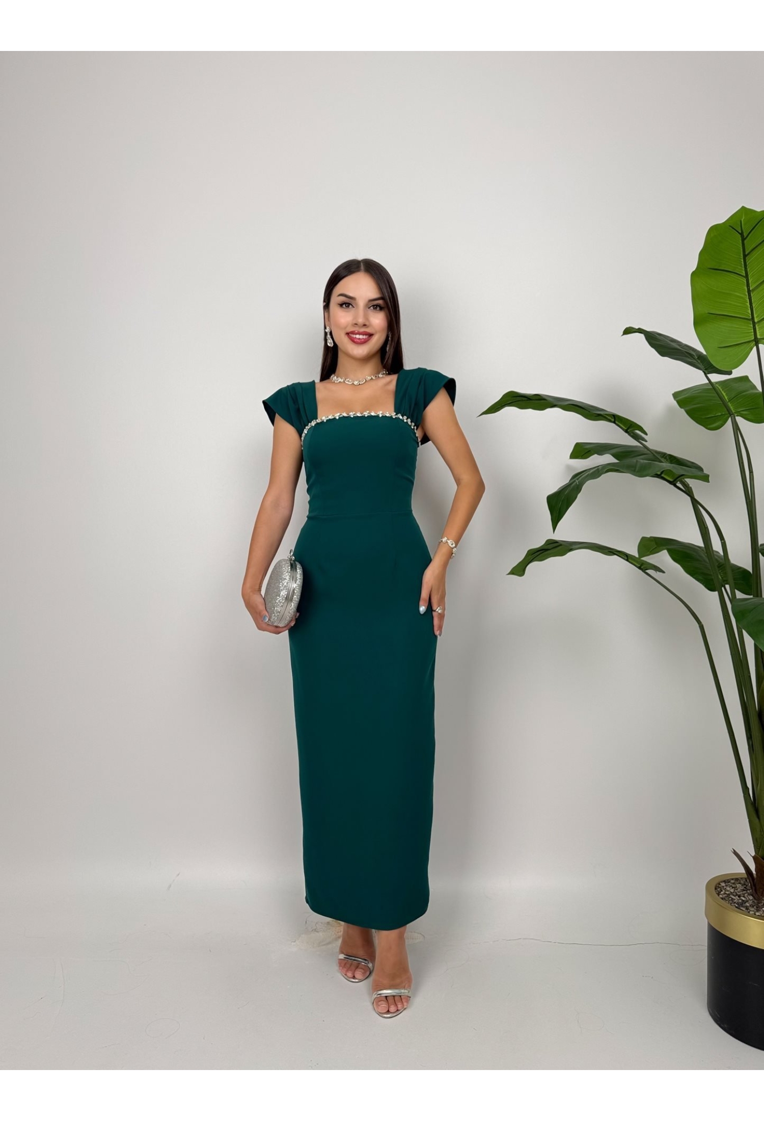 ElegantSheath Dress With Off Shoulder Neck - Brand: Miss Janell - Women & Kids, Baby Clothes Wholesale - TheBS Women