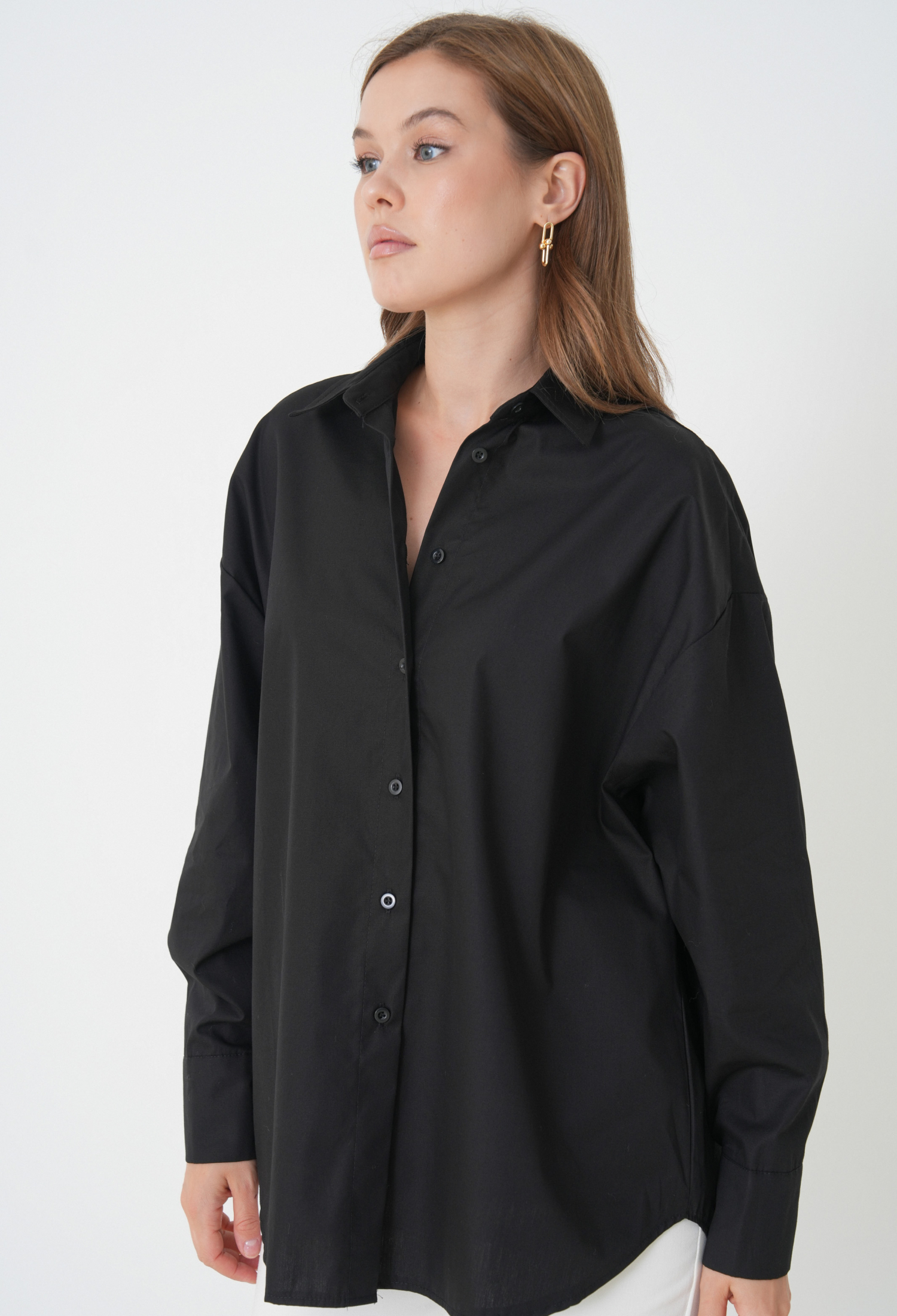 Oversized Fit Long Sleeve Shirt - Brand: First Angels - Women & Kids, Baby Clothes Wholesale - TheBS Women