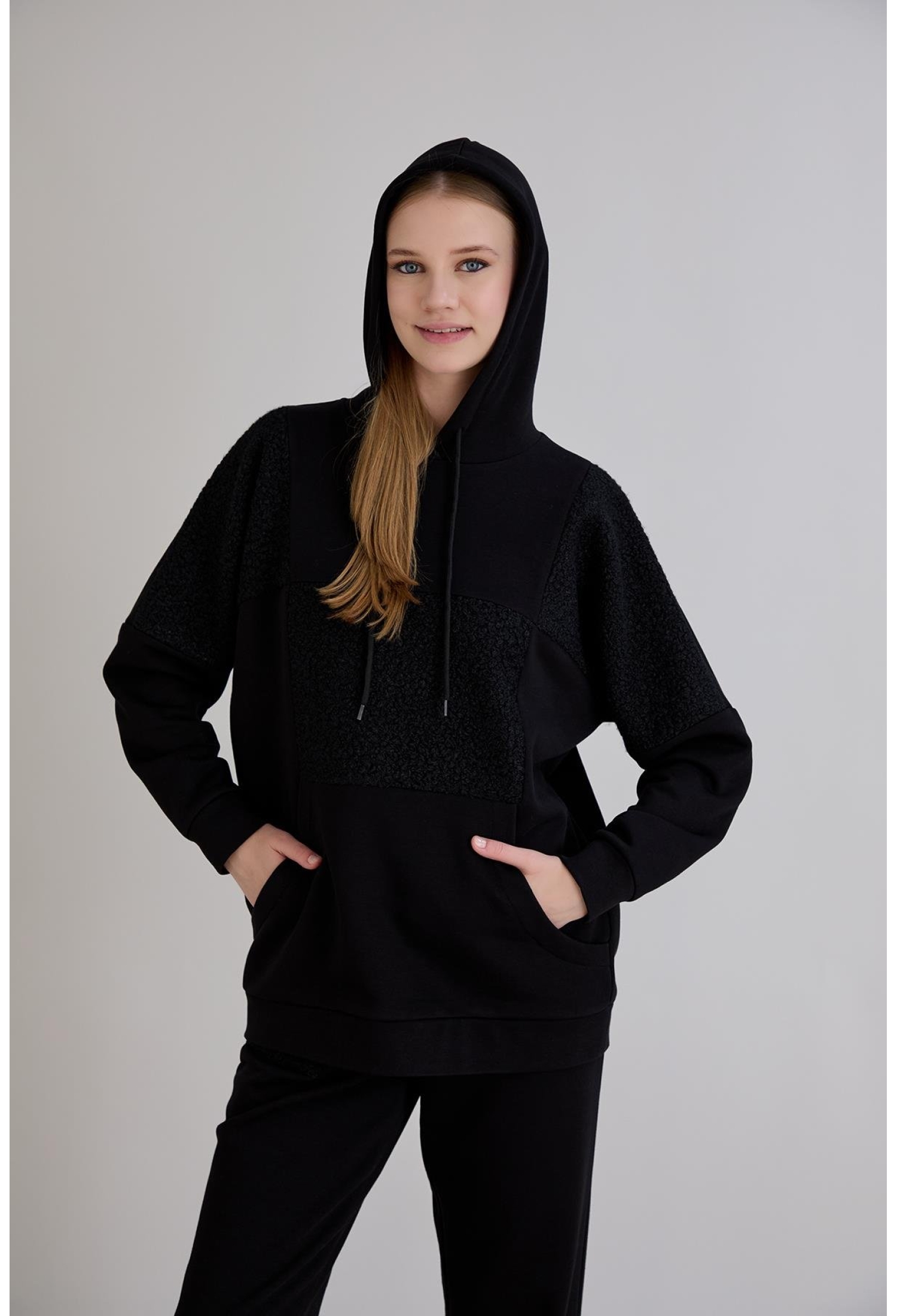 Sweatshirt Hoodie Oversized Fit Casual Sport - Brand: Sortie Collection - Women & Kids, Baby Clothes Wholesale - TheBS Women