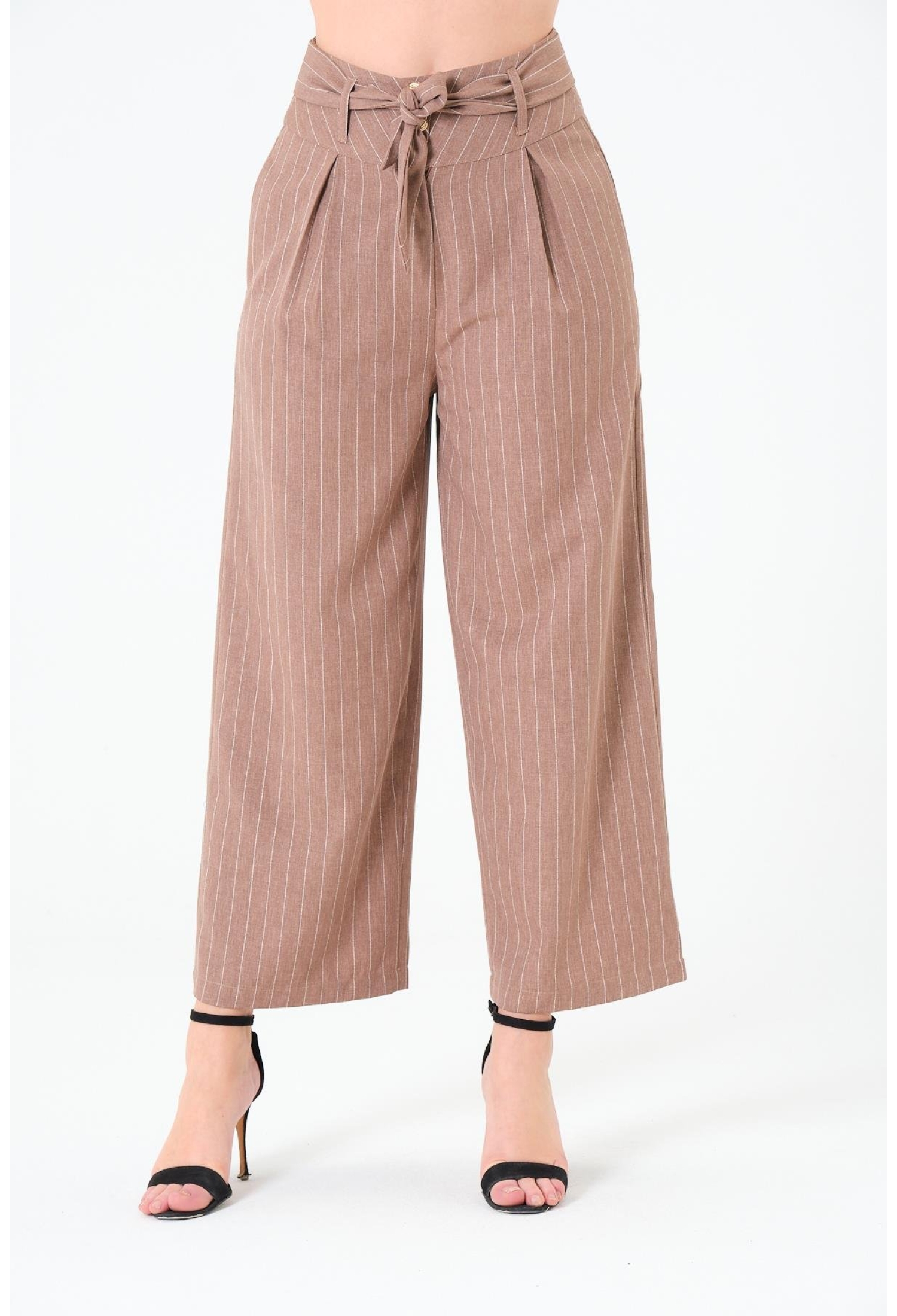 Elegant Striped Culottes Pants - Brand: Sortie Collection - Women & Kids, Baby Clothes Wholesale - TheBS Women