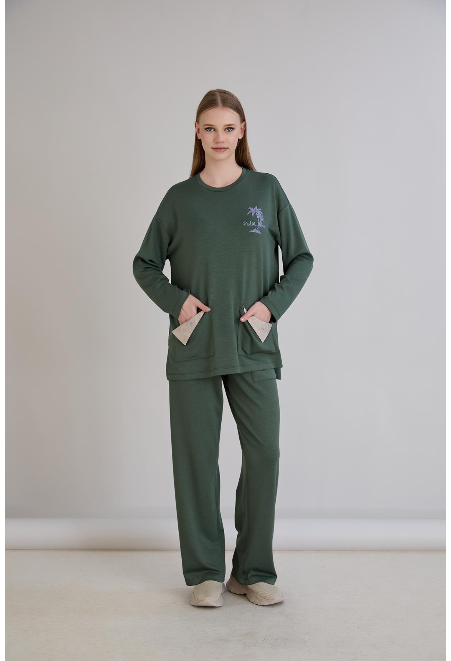 Green Casual Sport Tracksuit - Brand: Sortie Collection - Women & Kids, Baby Clothes Wholesale - TheBS Women