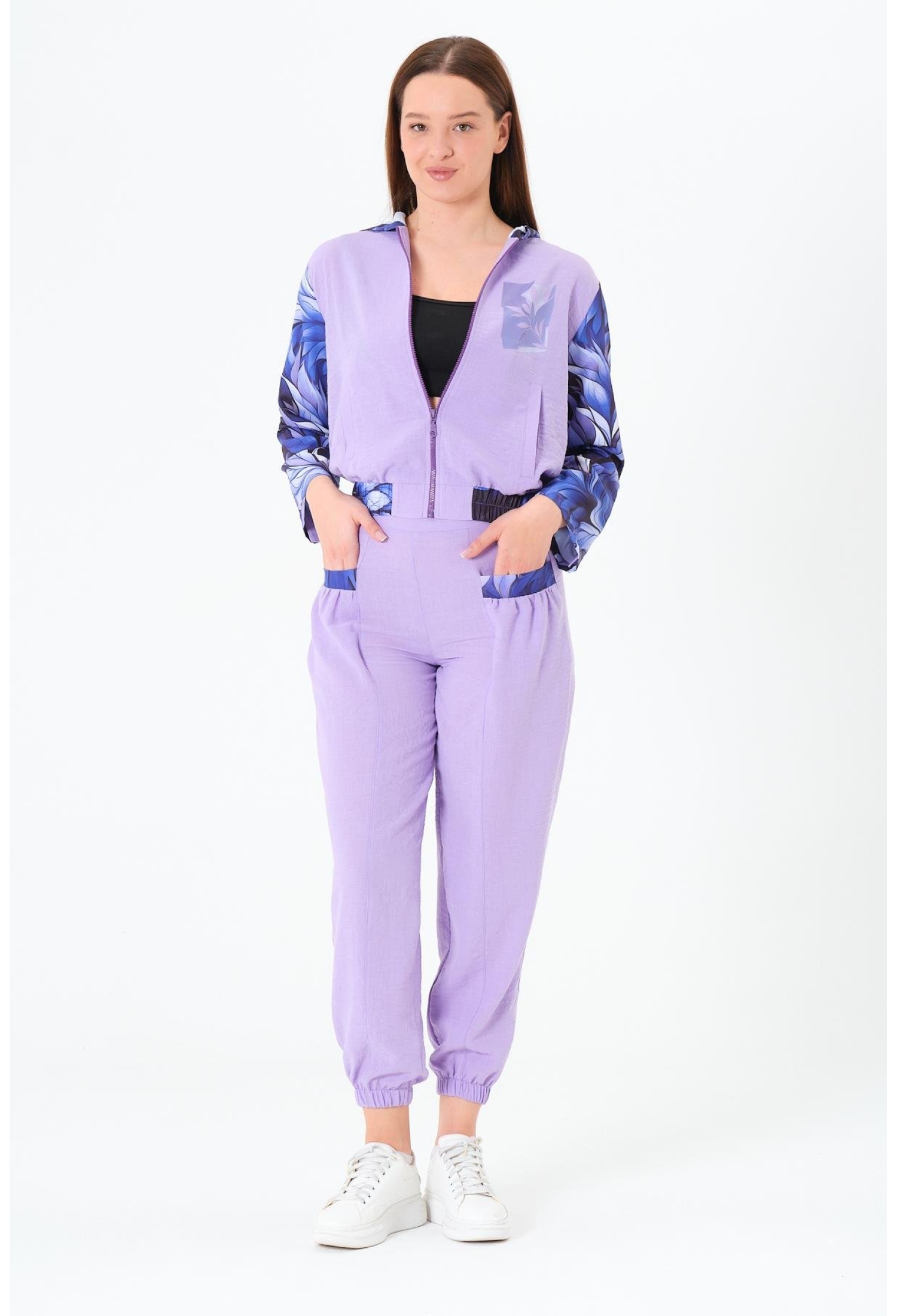 Purple Sport Casual Streetwear Set - Brand: Sortie Collection - Women & Kids, Baby Clothes Wholesale - TheBS Women