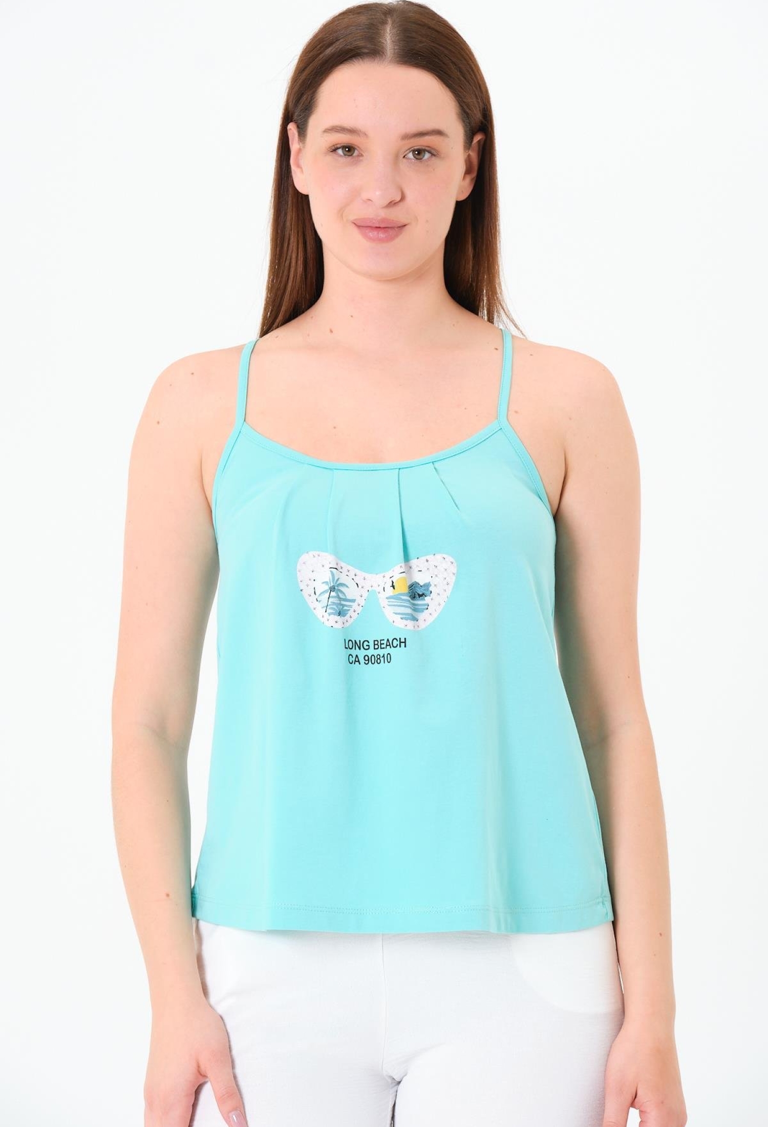 Blue Tshirt Casual Sport Sleeveless Cap Sleeve - Brand: Sortie Collection - Women & Kids, Baby Clothes Wholesale - TheBS Women