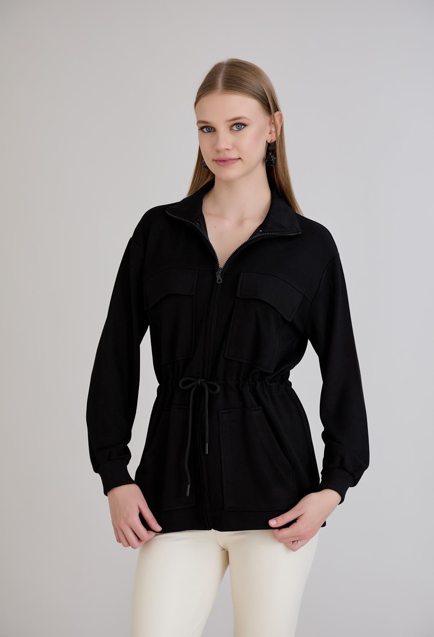 Sweatshirt With Hooded Neck And Long Sleeves - Brand: Sortie Collection - Women & Kids, Baby Clothes Wholesale - TheBS Women