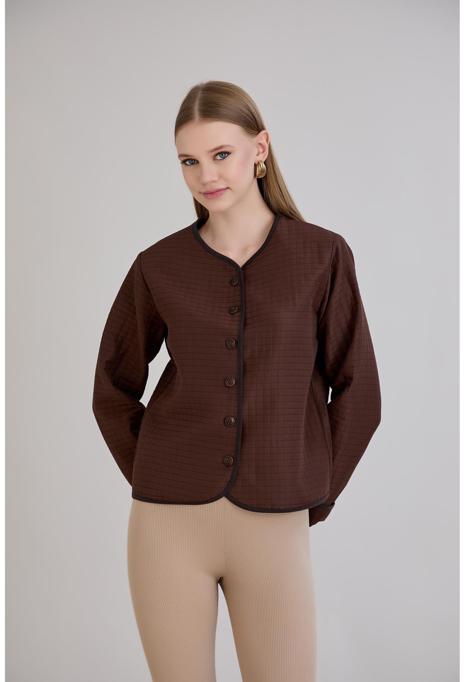 Checkered Single-Breasted Blazer Jacket - Brand: Sortie Collection - Women & Kids, Baby Clothes Wholesale - TheBS Women