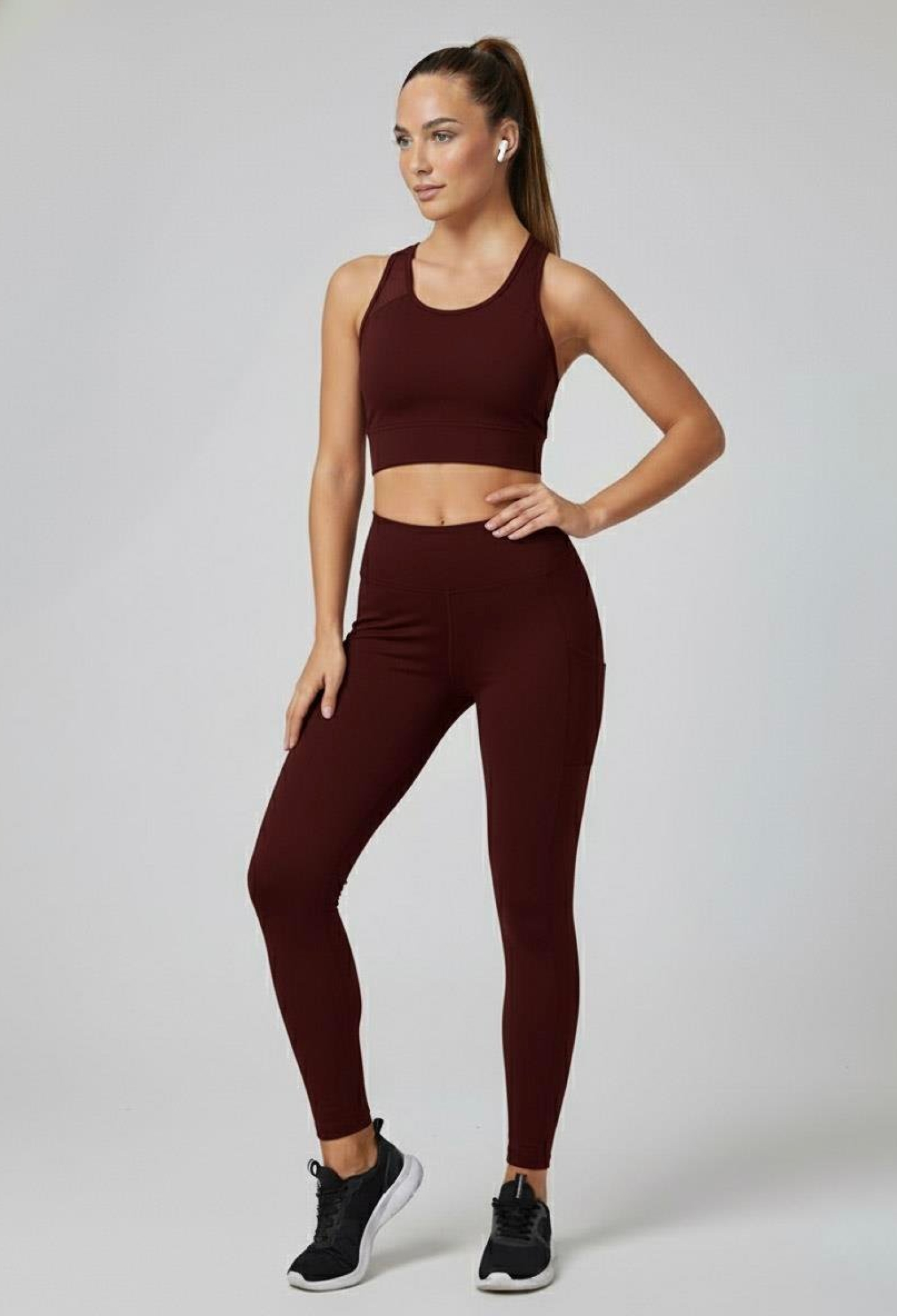 Leggings With Patch Pocket - High Waist Skinny - Brand: Sortie Collection - Women & Kids, Baby Clothes Wholesale - TheBS Women