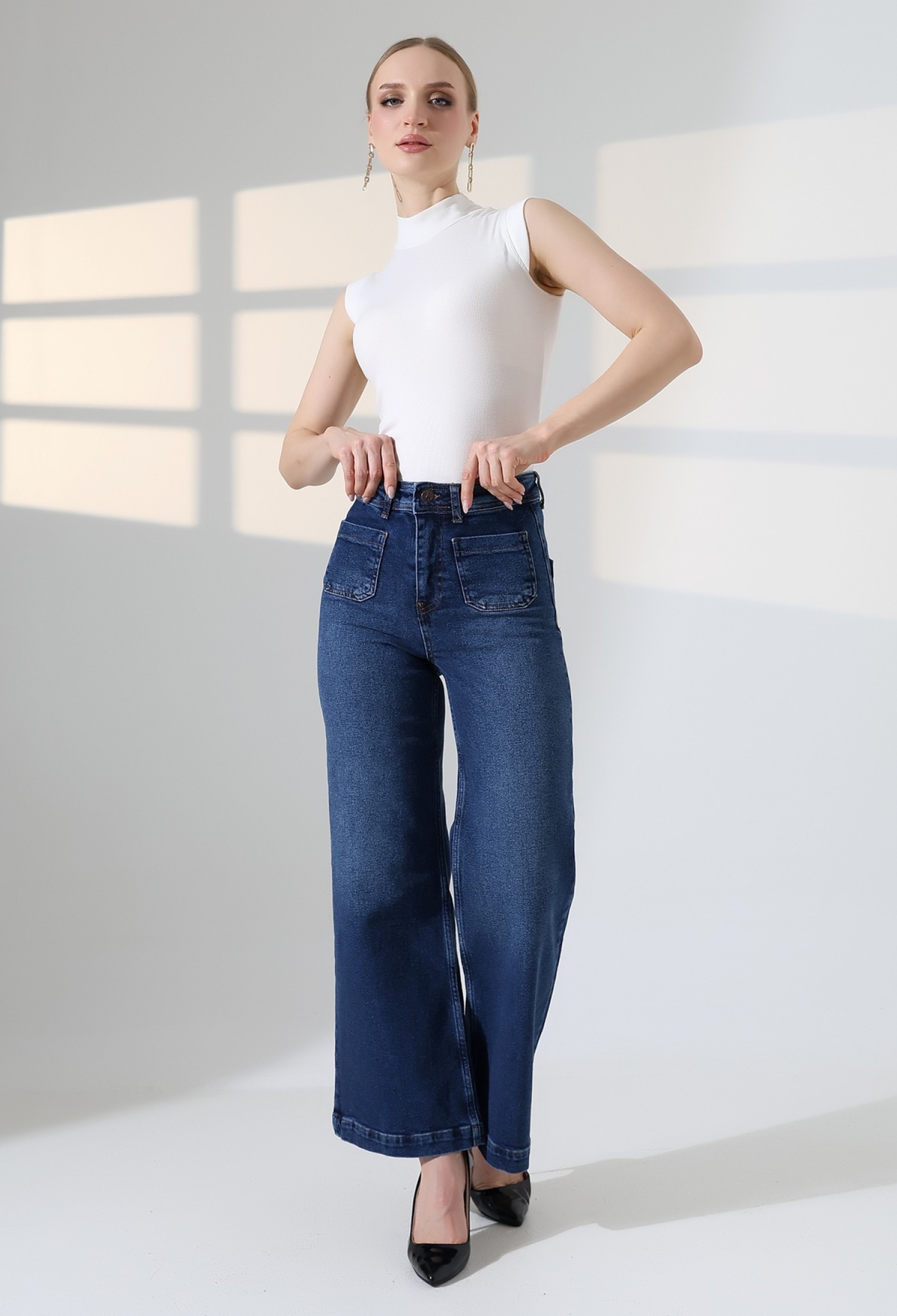 Mom Pants With High Waist And Wide Leg - Brand: XLove - Women & Kids, Baby Clothes Wholesale - TheBS Women