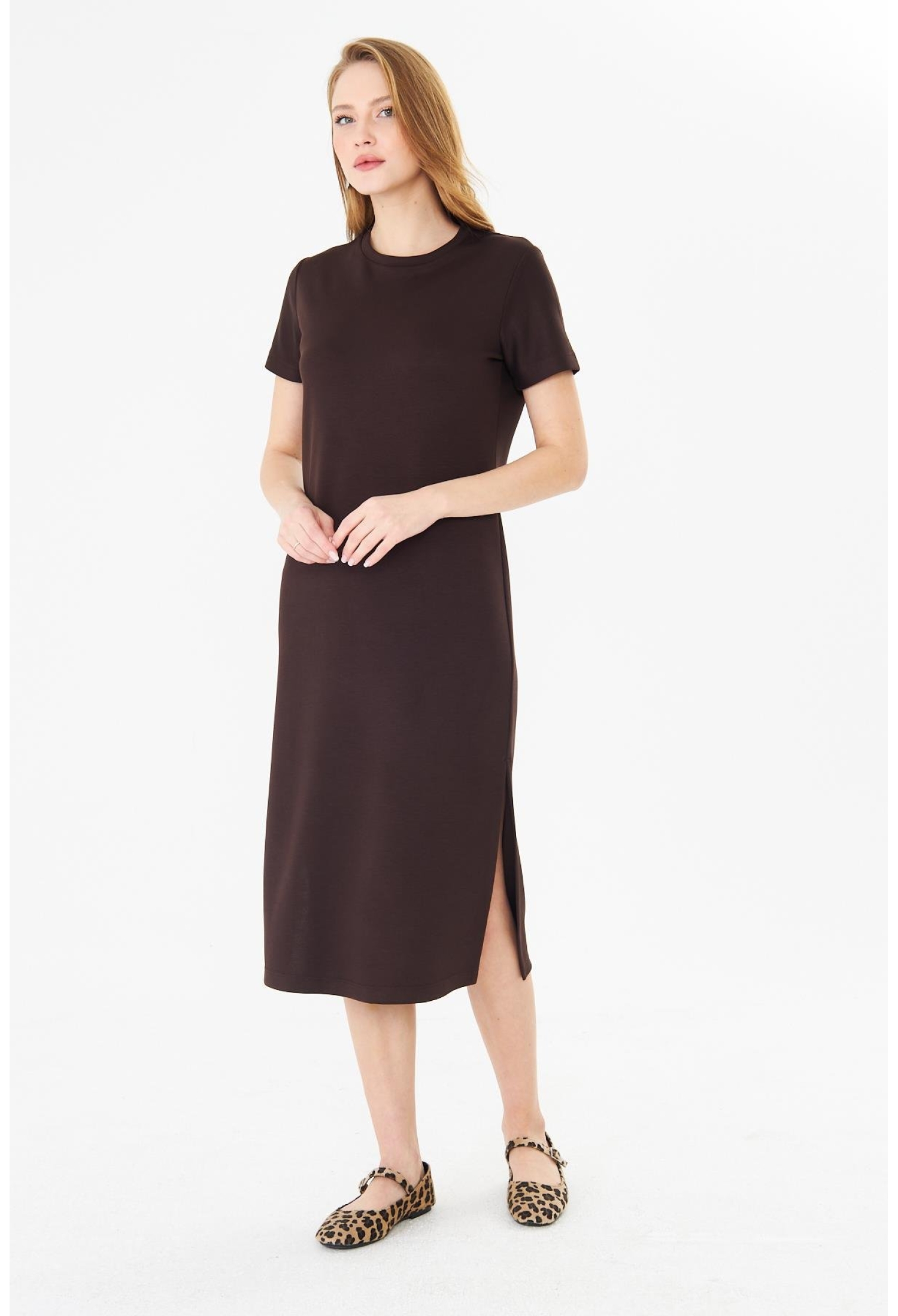Elegant Shift Dress With Short Sleeves - Brand: Sortie Collection - Women & Kids, Baby Clothes Wholesale - TheBS Women