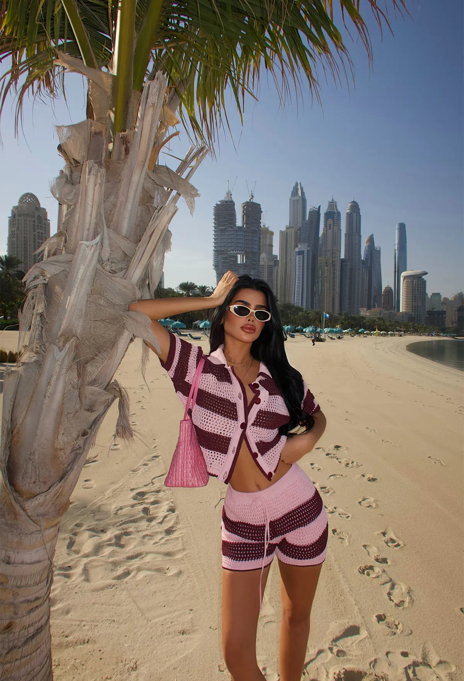 Striped Casual Streetwear Set - Brand: EYYO ATELIER - Women & Kids, Baby Clothes Wholesale - TheBS Women