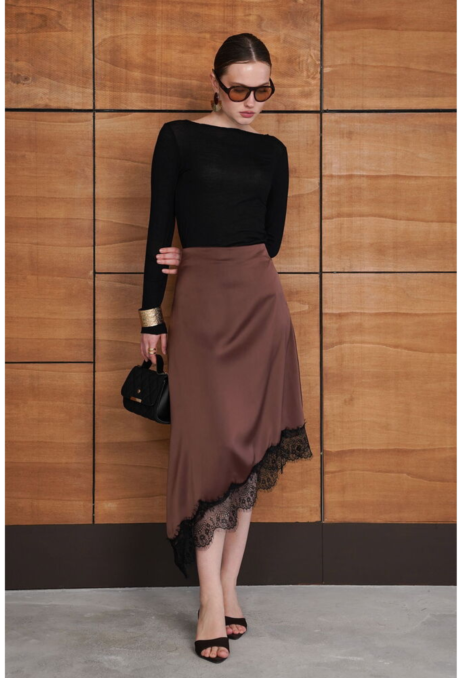 Elegant Asymmetrical Midi Skirt - Brand: Topshow - Women & Kids, Baby Clothes Wholesale - TheBS Women