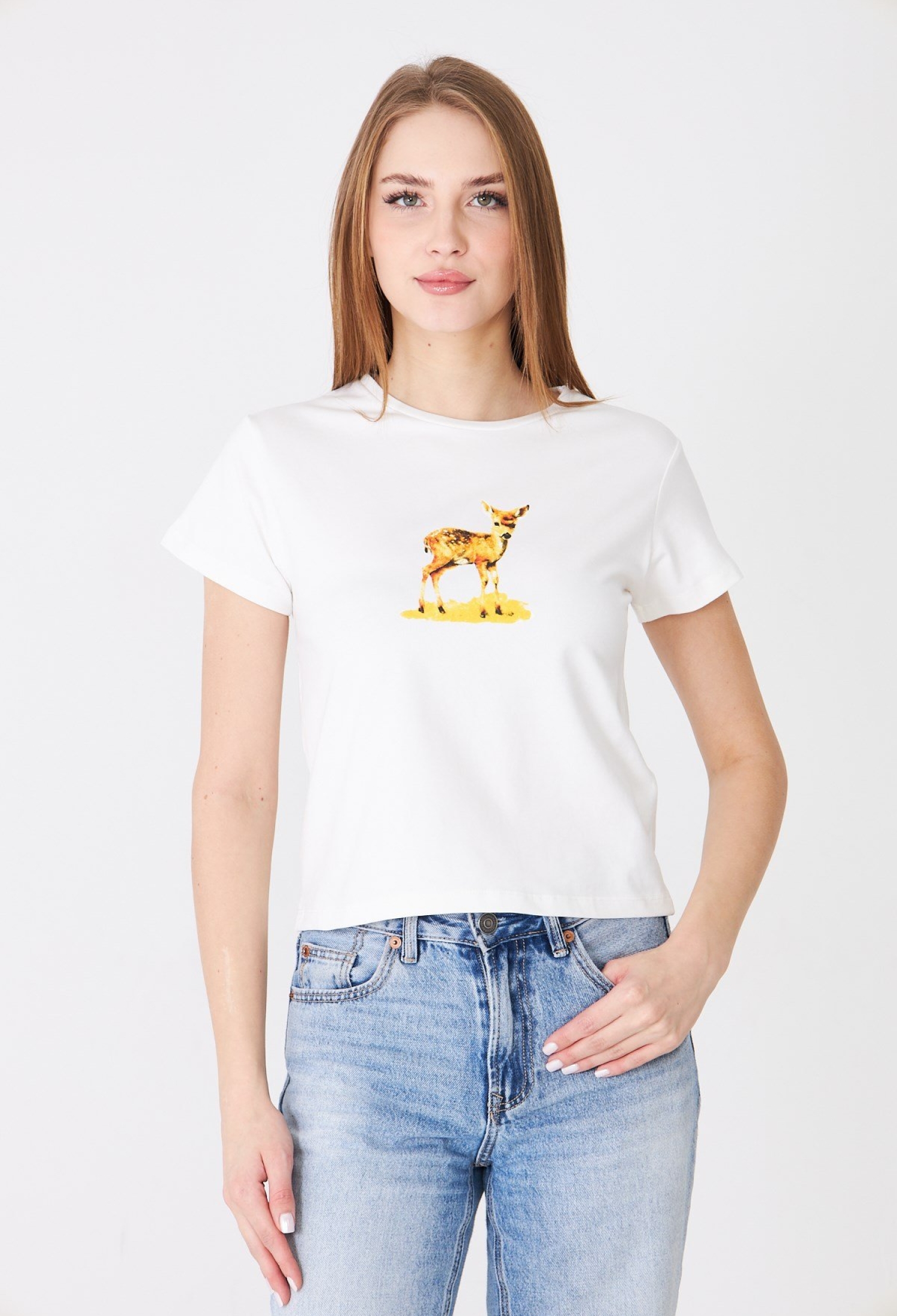 White Casual Cute Tshirt - Brand: Sortie Collection - Women & Kids, Baby Clothes Wholesale - TheBS Women