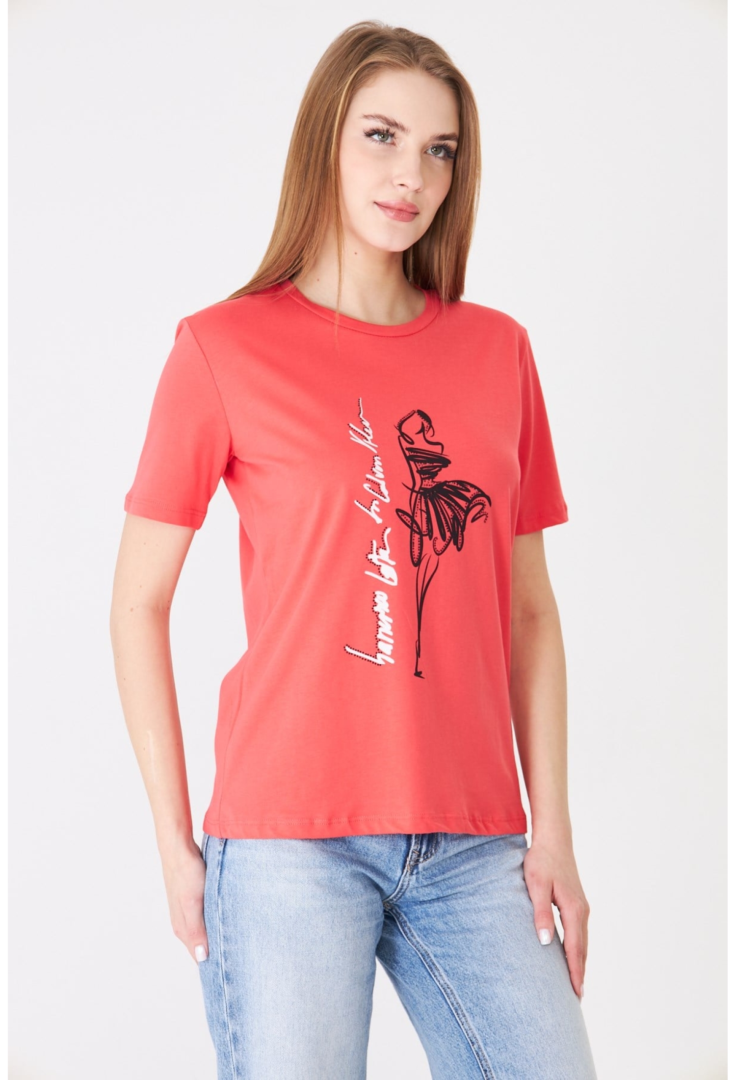 Red Casual Streetwear Cute Tshirt - Brand: Sortie Collection - Women & Kids, Baby Clothes Wholesale - TheBS Women