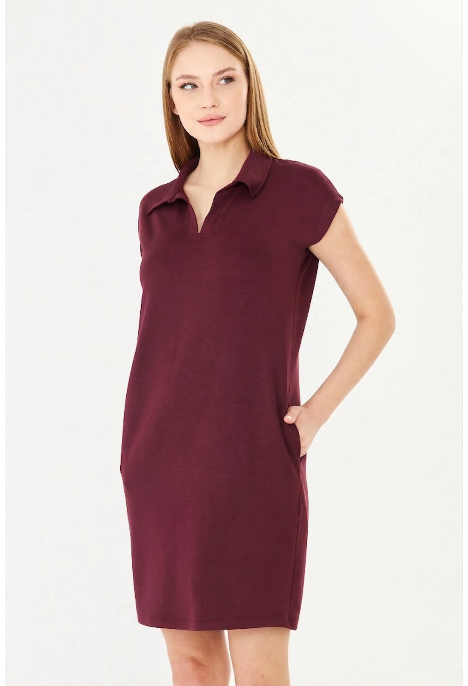 Dress - Casual Preppy Shirt Knee Length - Brand: Sortie Collection - Women & Kids, Baby Clothes Wholesale - TheBS Women