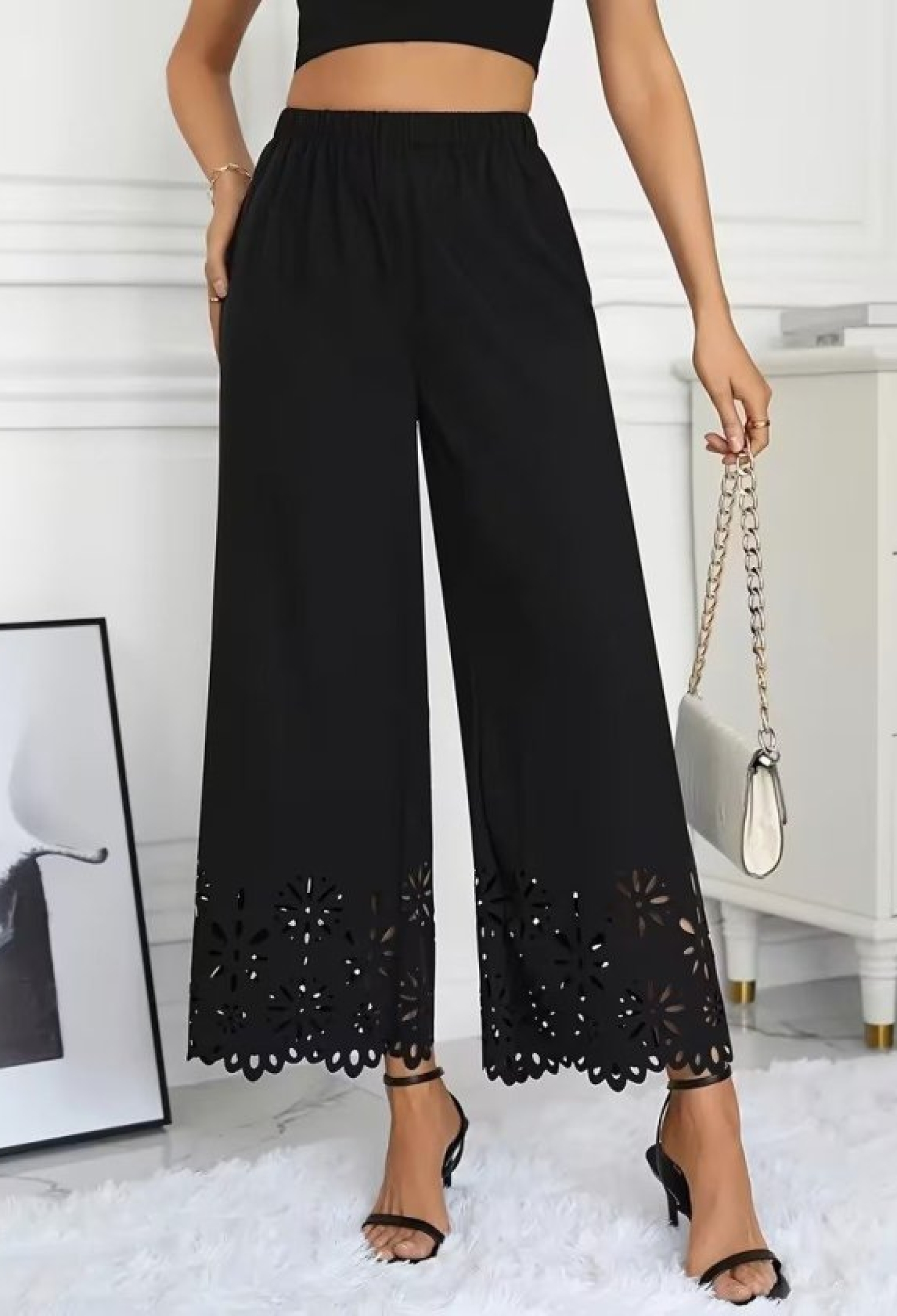 Elegant Casual Palazzo Pants - Brand: Janes - Women & Kids, Baby Clothes Wholesale - TheBS Women