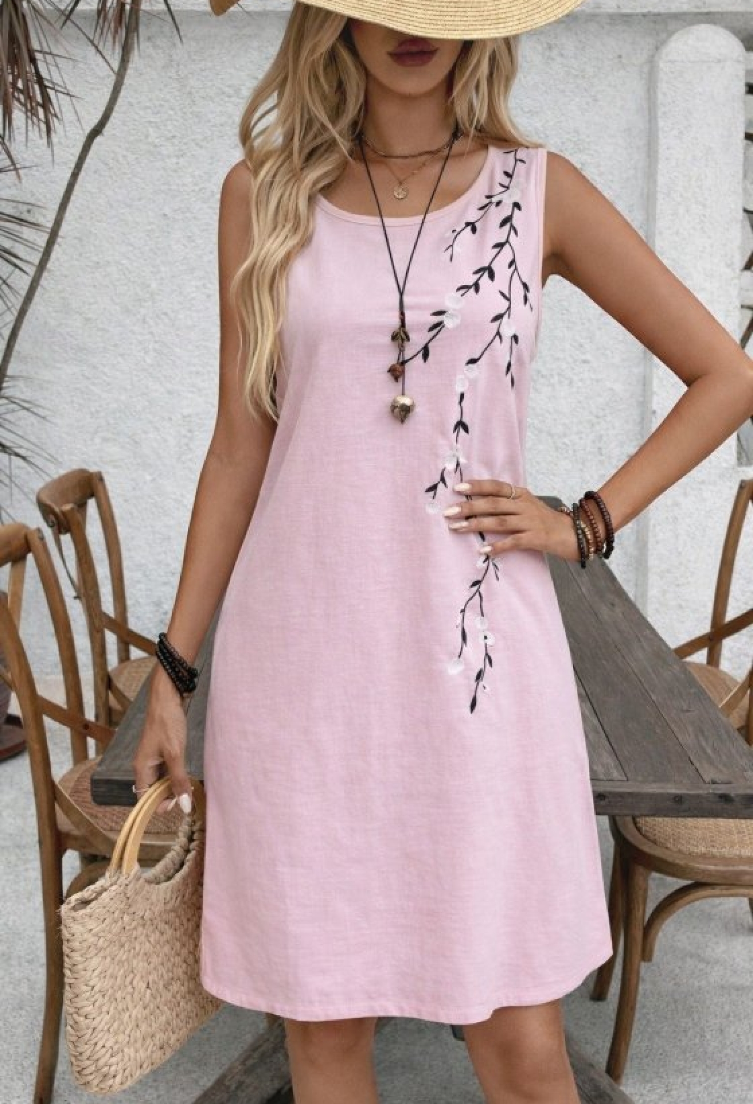 Floral Shift Dress With Cap Sleeves - Brand: Janes - Women & Kids, Baby Clothes Wholesale - TheBS Women