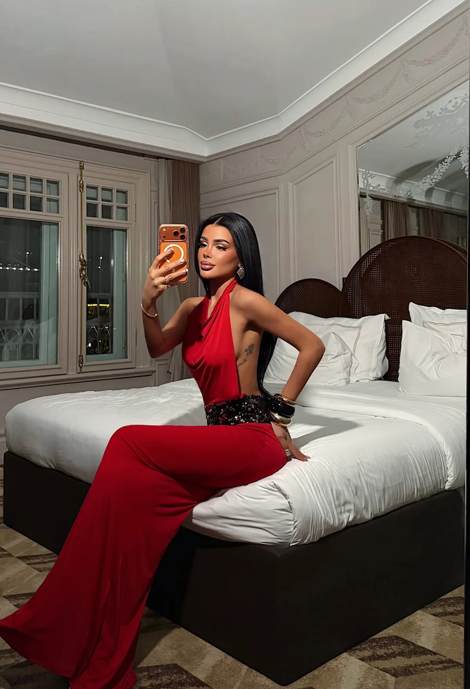 Sleeveless Halter Neck Slip Dress With Cap Sleeve - Brand: EYYO ATELIER - Women & Kids, Baby Clothes Wholesale - TheBS Women