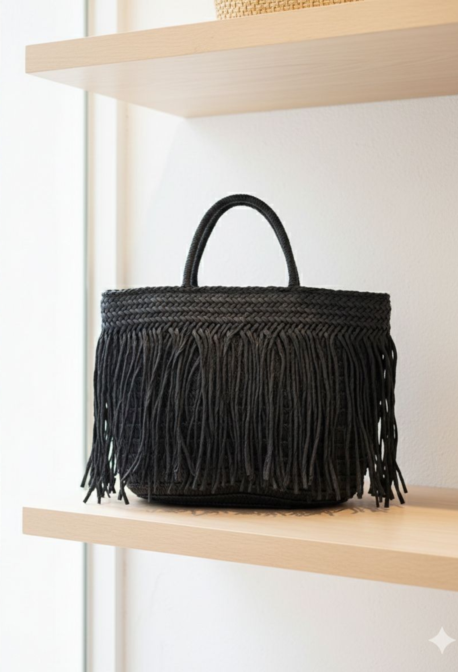 Fringed Straw Bag 41x29 Cm - Brand: Axesoire - Women & Kids, Baby Clothes Wholesale - TheBS Women