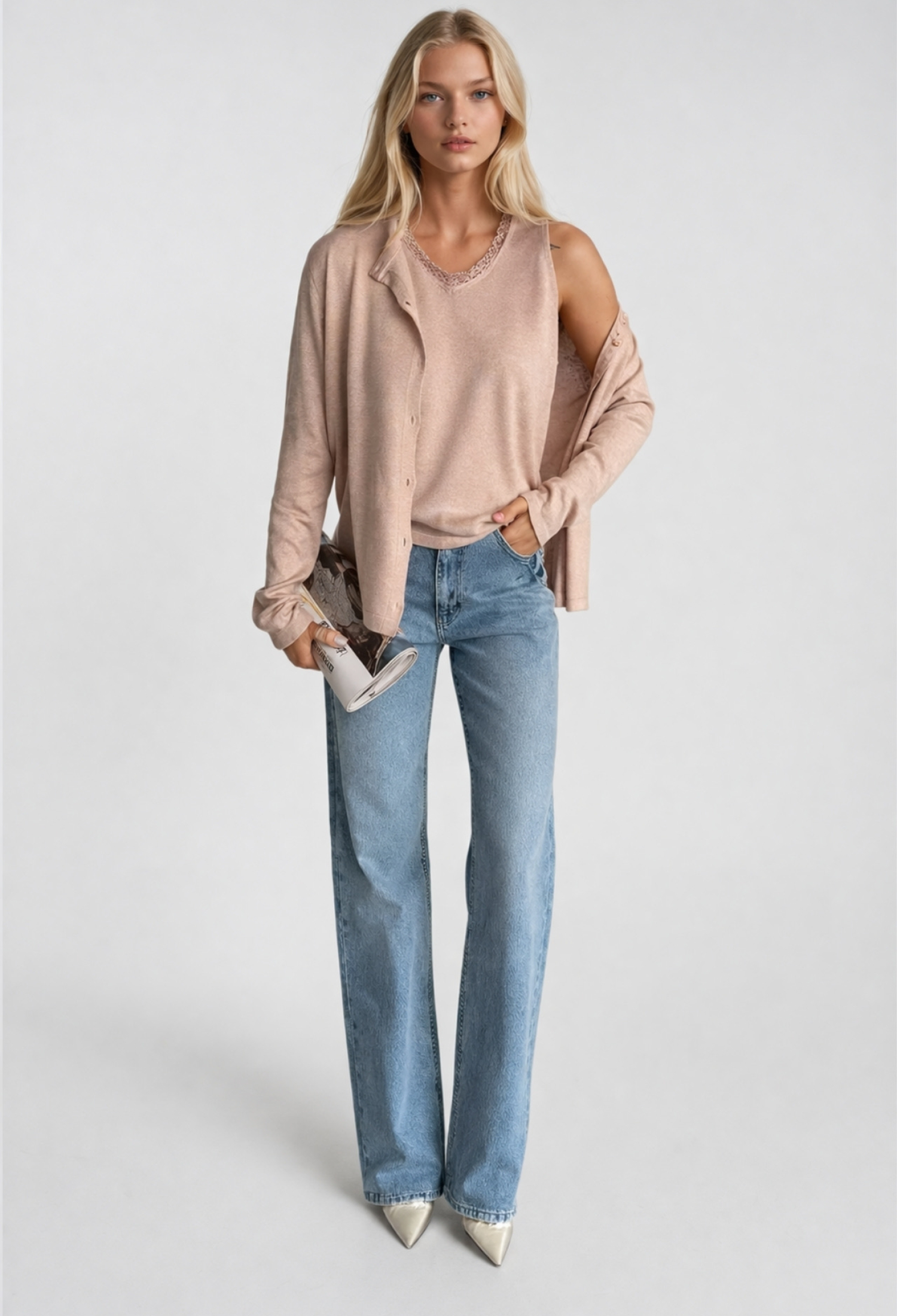 Beige Casual Elegant Vintage Set - Brand: Black Fashion - Women & Kids, Baby Clothes Wholesale - TheBS Women