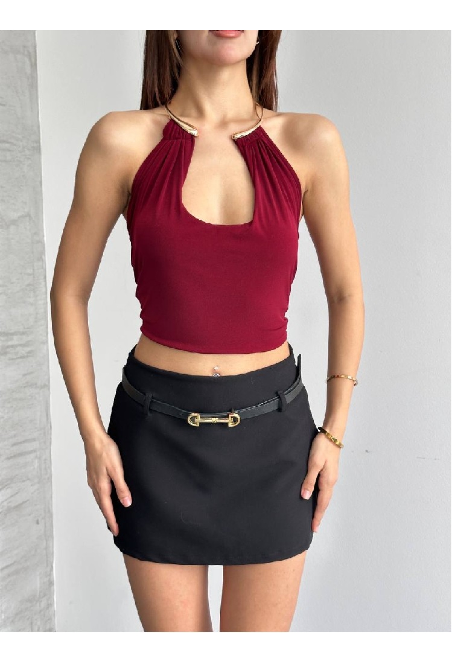 Sexy Fitted Halter Neck Blouse - Brand: Mistix - Women & Kids, Baby Clothes Wholesale - TheBS Women