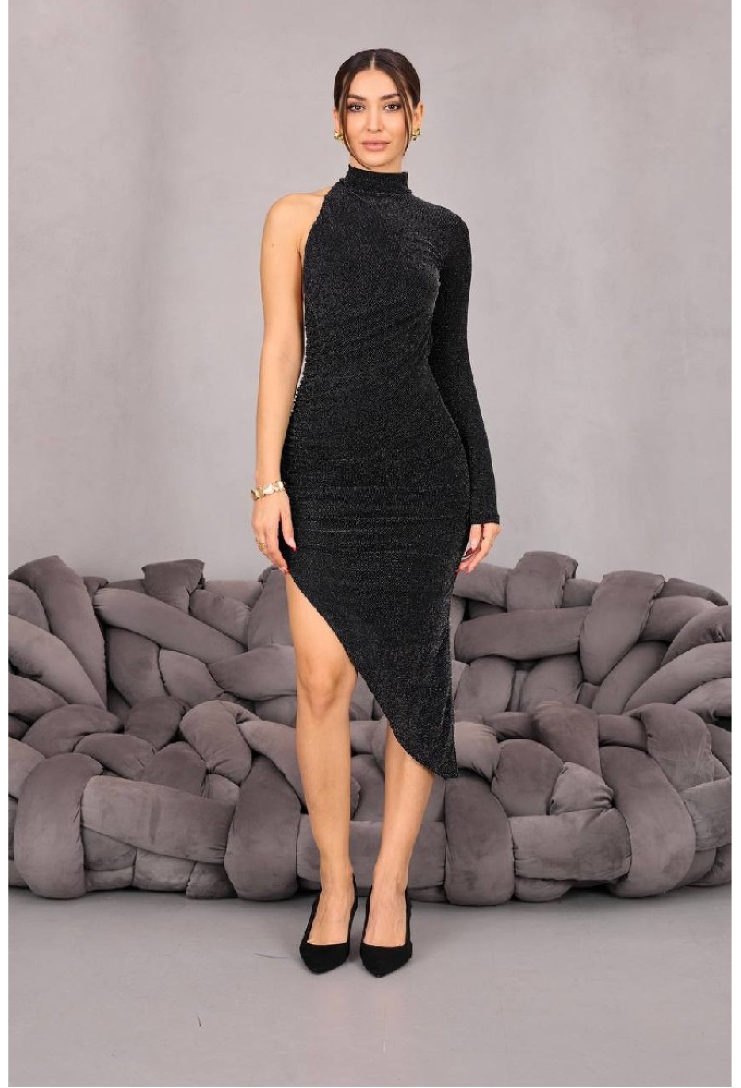 Black Sexy Elegant Bodycon Dress - Brand: Mistix - Women & Kids, Baby Clothes Wholesale - TheBS Women