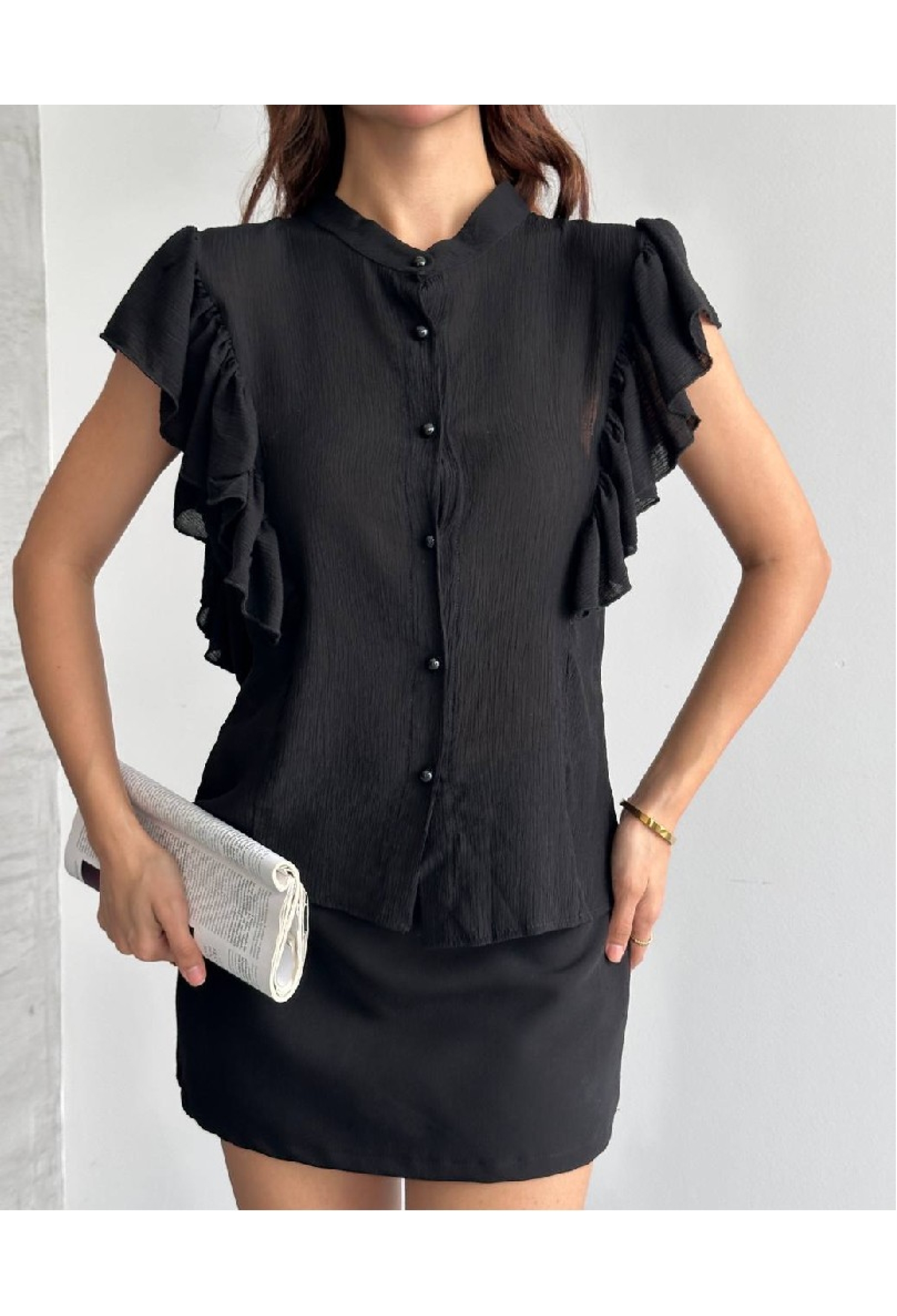 Elegant Formal Casual Glam Shirt - Brand: Mistix - Women & Kids, Baby Clothes Wholesale - TheBS Women