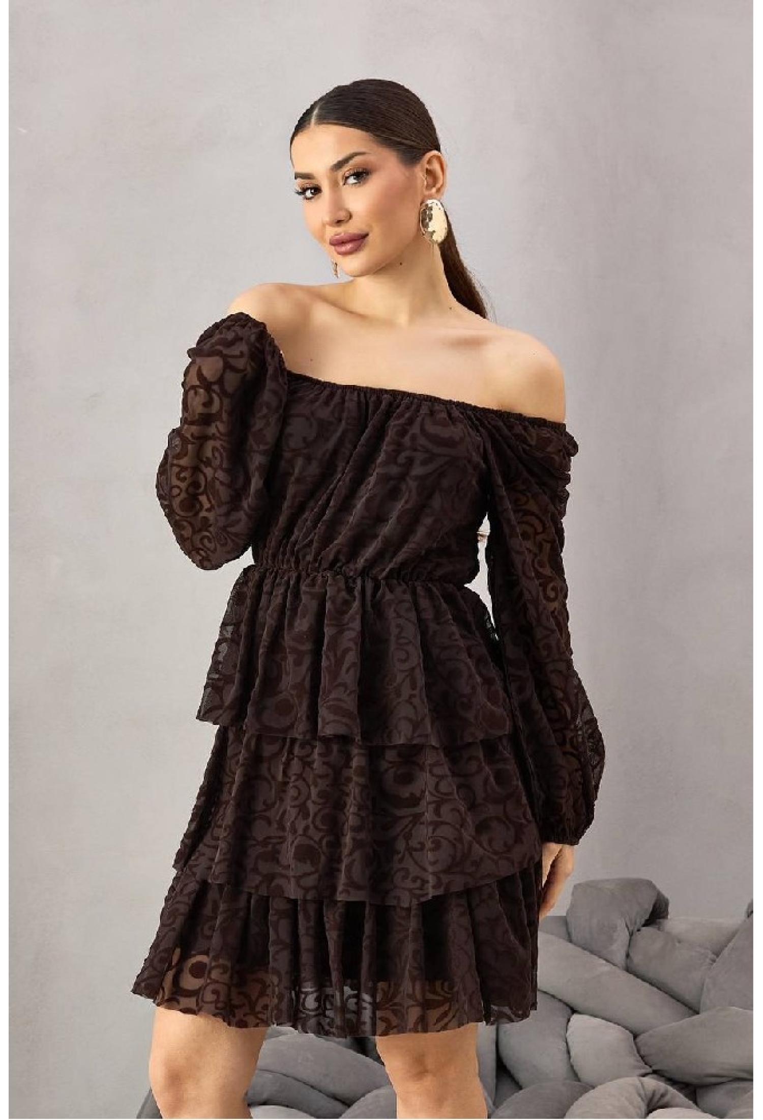 Black Sexy Elegant Fit And Flare Mini Dress - Brand: Mistix - Women & Kids, Baby Clothes Wholesale - TheBS Women