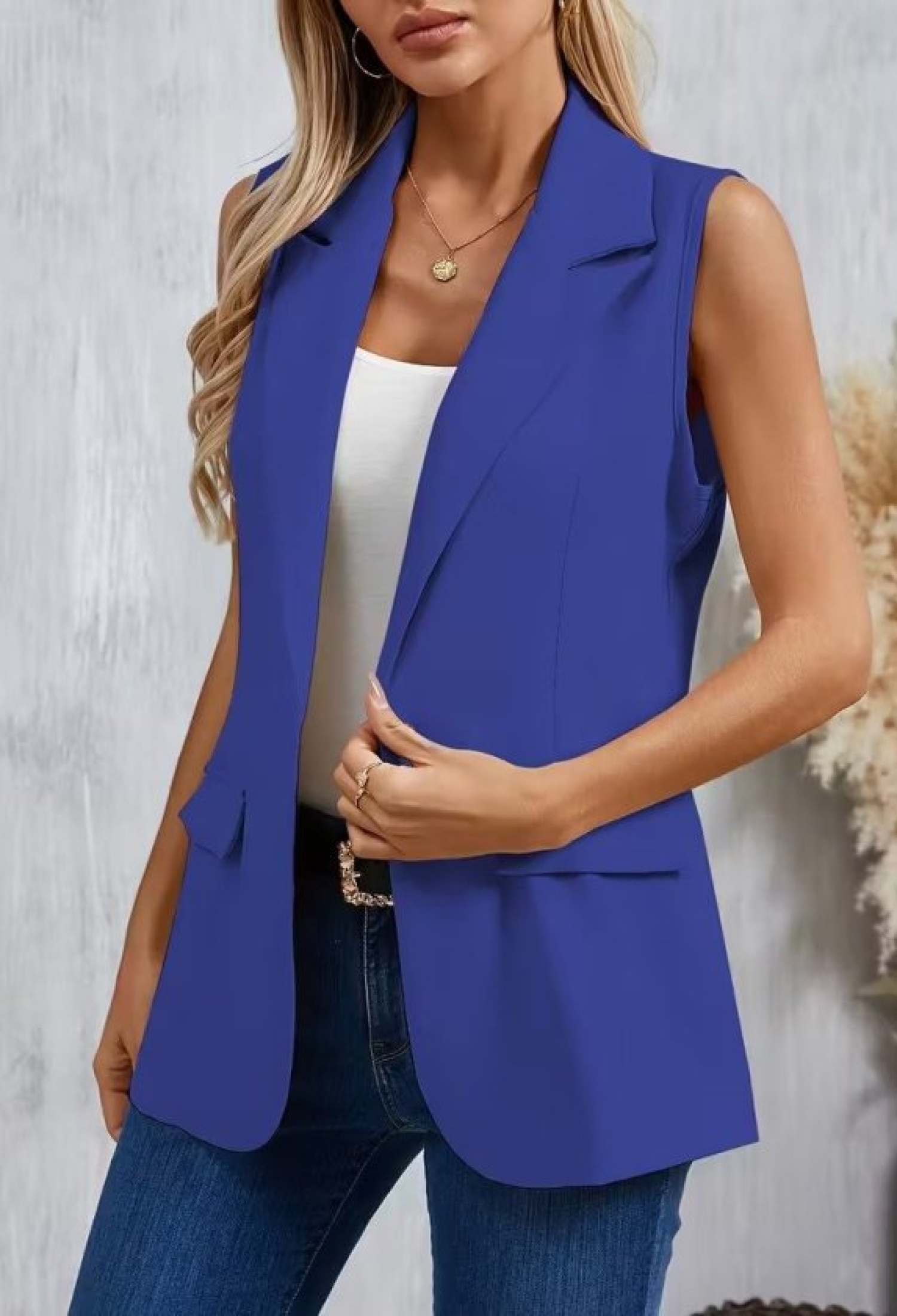 Blue Single-Breasted Blazer Jacket - Brand: Janes - Women & Kids, Baby Clothes Wholesale - TheBS Women