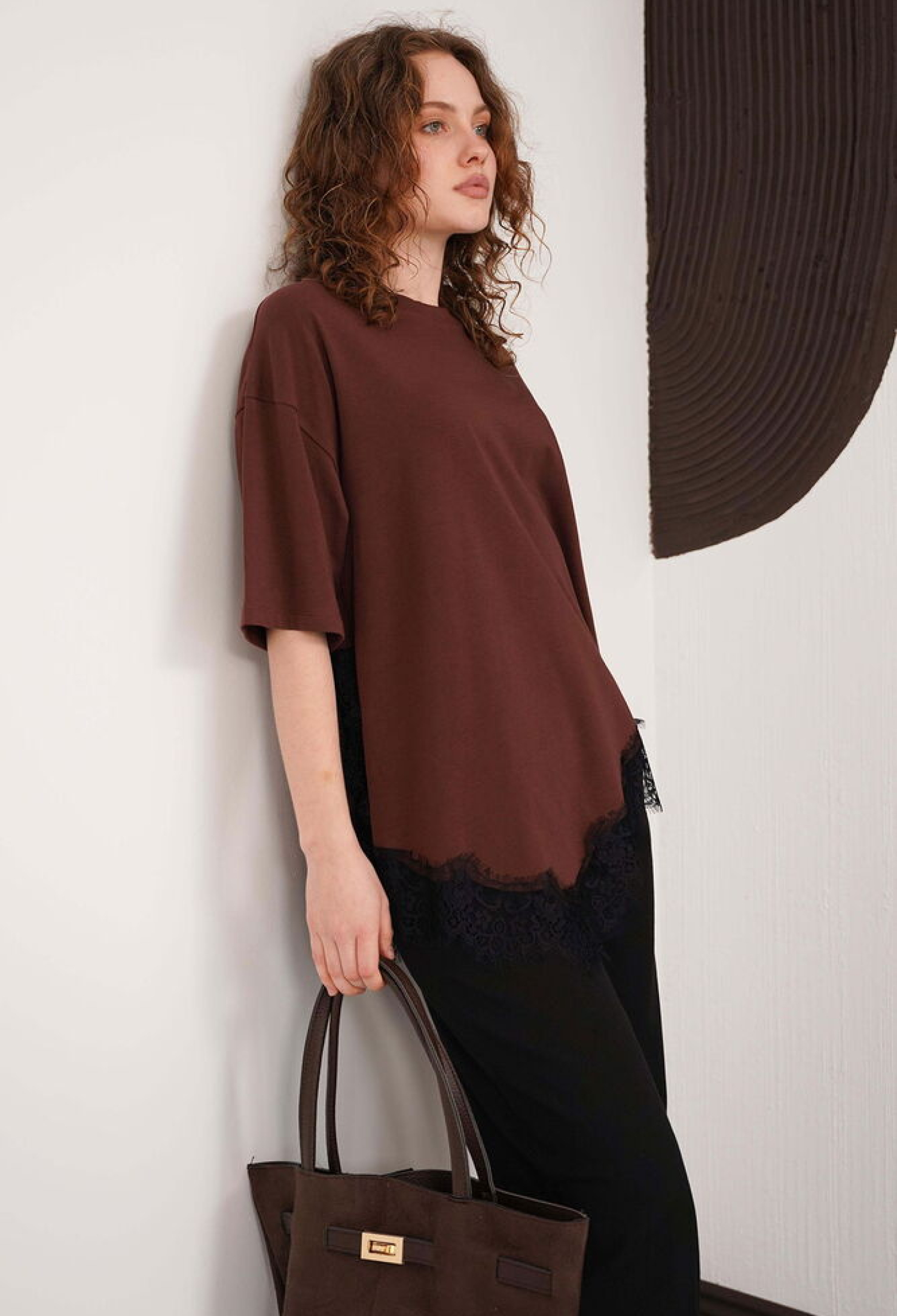 Oversized Fit Blouse With Round Neck - Brand: Topshow - Women & Kids, Baby Clothes Wholesale - TheBS Women