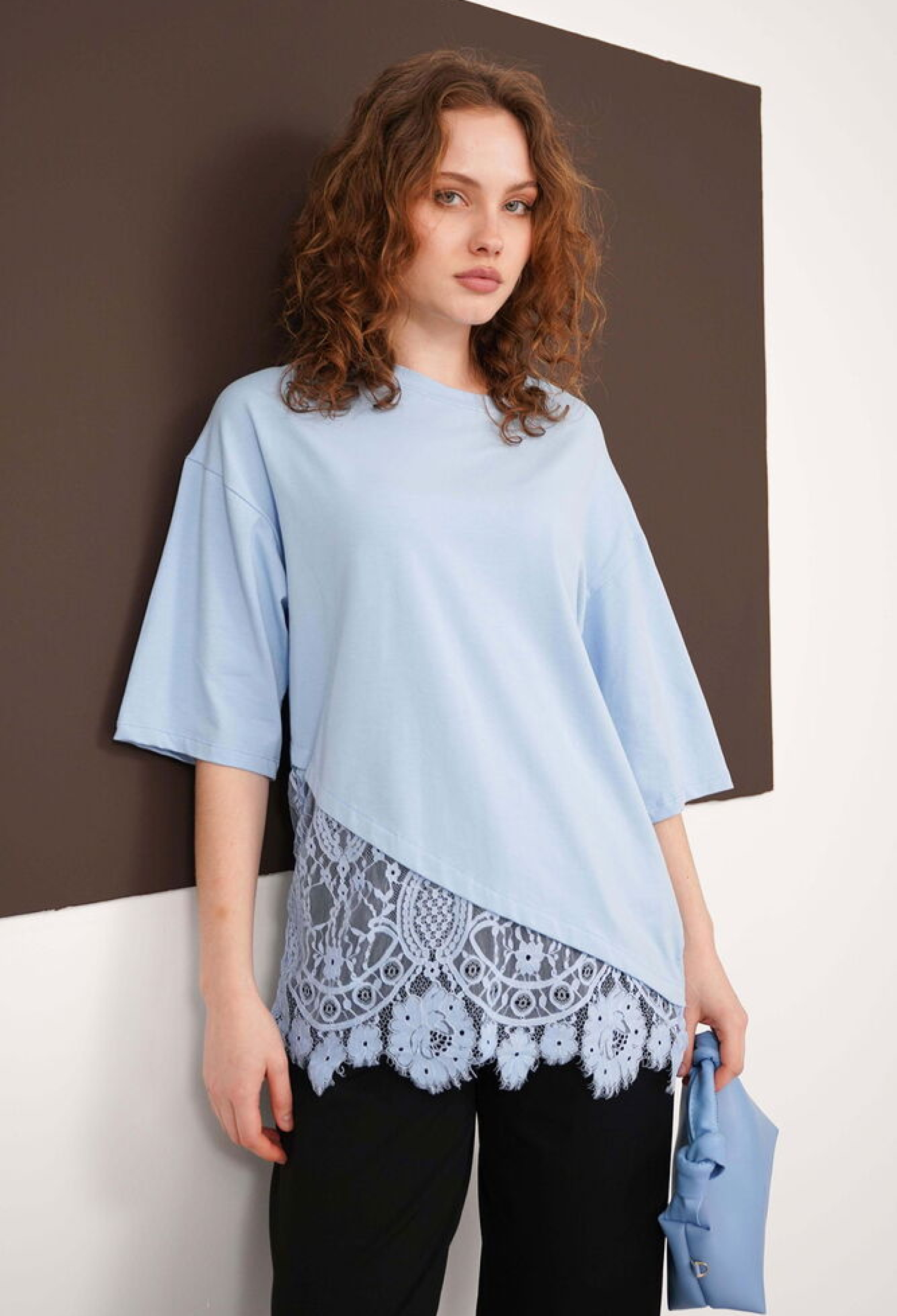 Oversized Fit Blouse With Half Sleeve - Brand: Topshow - Women & Kids, Baby Clothes Wholesale - TheBS Women