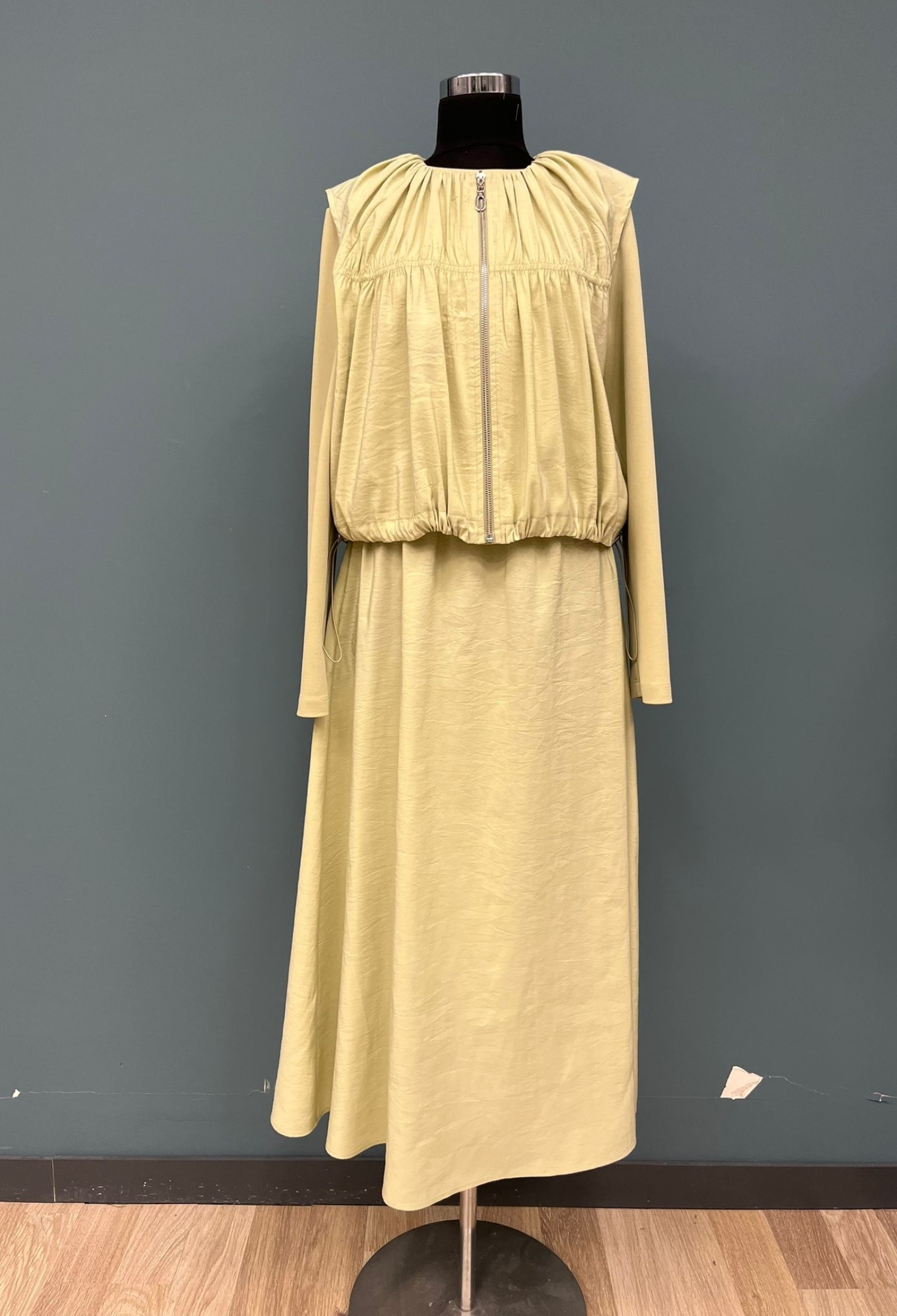 Beige Elegant Sweater Dress Midi Length - Brand: SOUL - Women & Kids, Baby Clothes Wholesale - TheBS Women