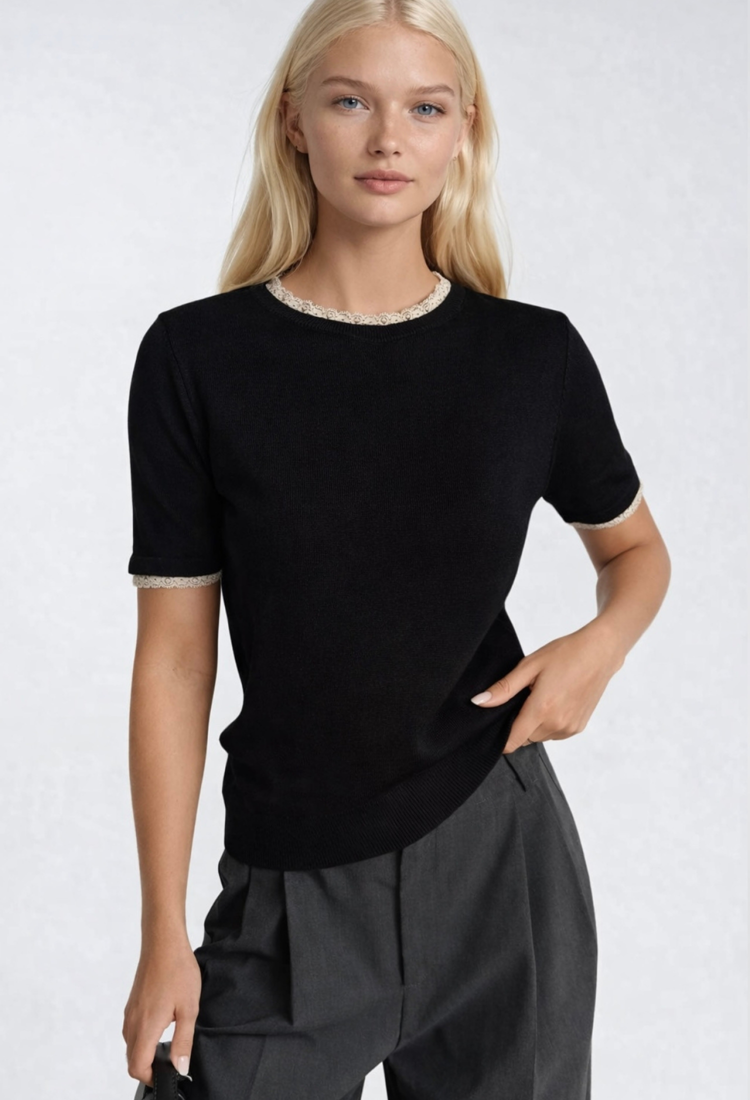 ElegantBlouse With Half Sleeves - Brand: Black Fashion - Women & Kids, Baby Clothes Wholesale - TheBS Women