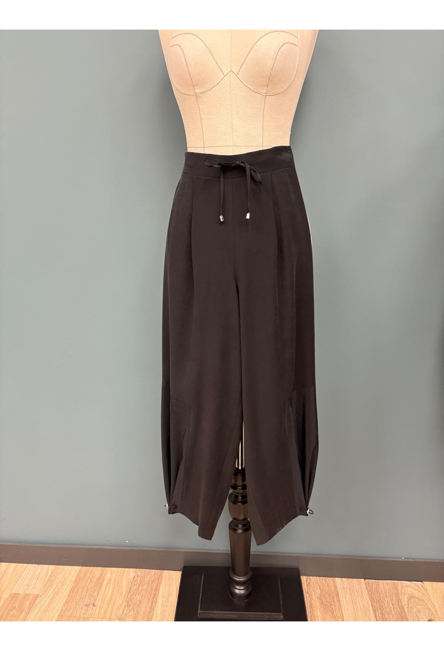 Black Casual Elegant Palazzo Pants - Brand: Puane - Women & Kids, Baby Clothes Wholesale - TheBS Women