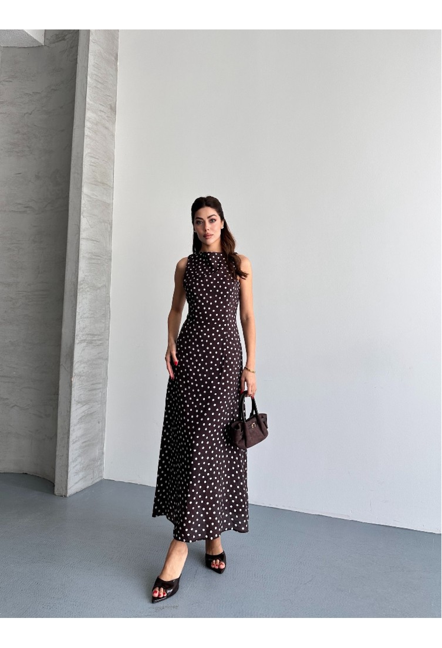 ElegantSheath Dress With Polka Dots - Brand: Mistix - Women & Kids, Baby Clothes Wholesale - TheBS Women