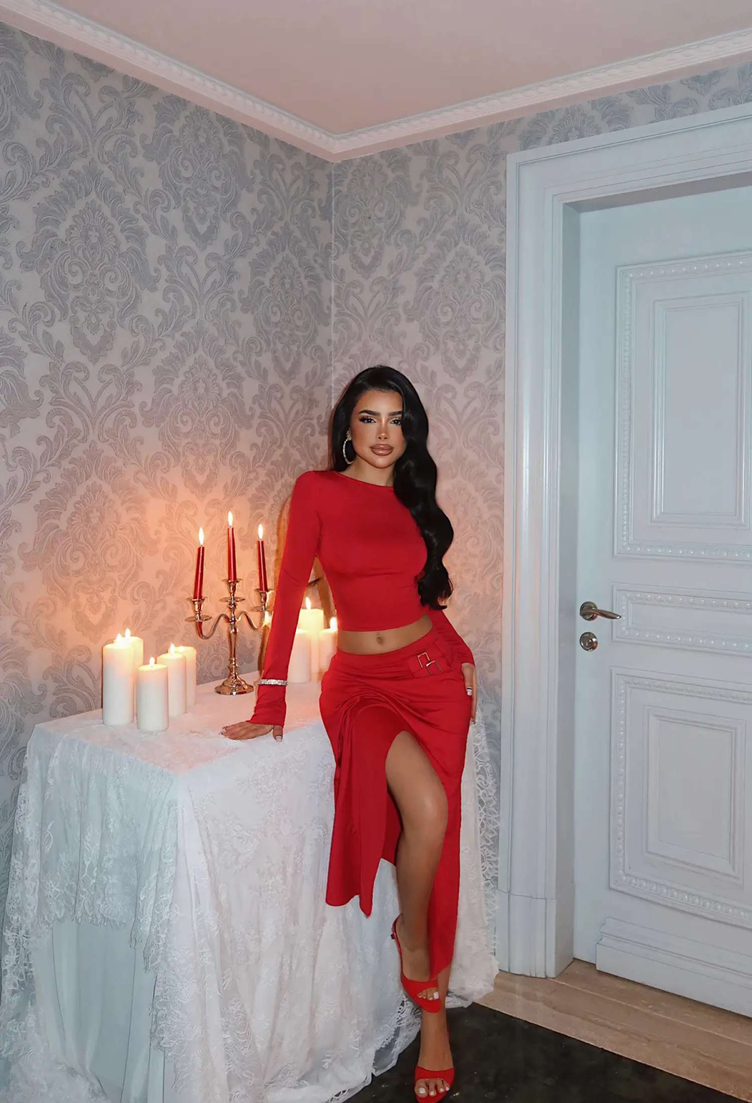 Sexy Elegant Glam Formal Vintage Set - Brand: EYYO ATELIER - Women & Kids, Baby Clothes Wholesale - TheBS Women