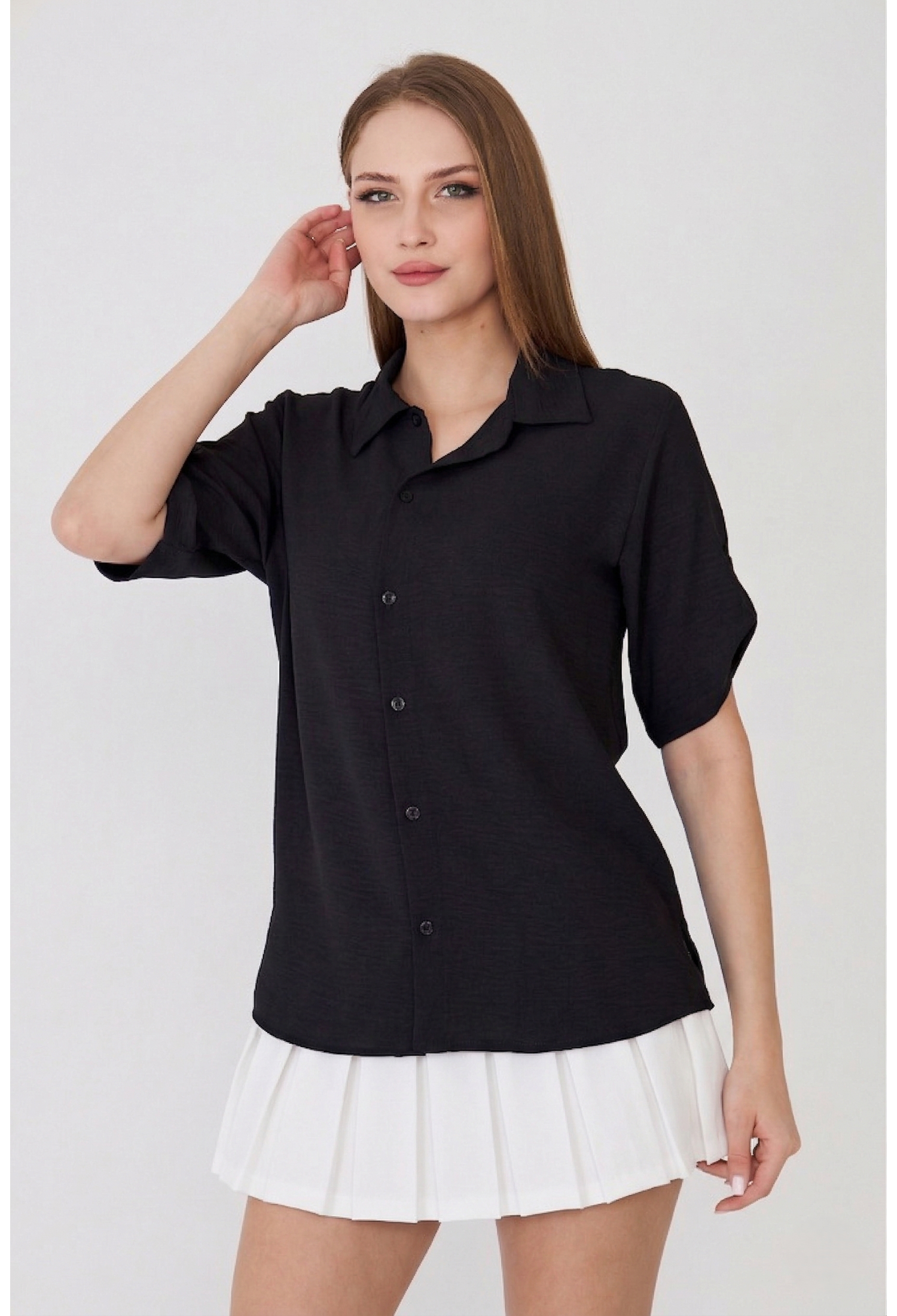 Shirt - Casual Preppy Polo Regular Fit Half Sleeve - Brand: Sortie Collection - Women & Kids, Baby Clothes Wholesale - TheBS Women