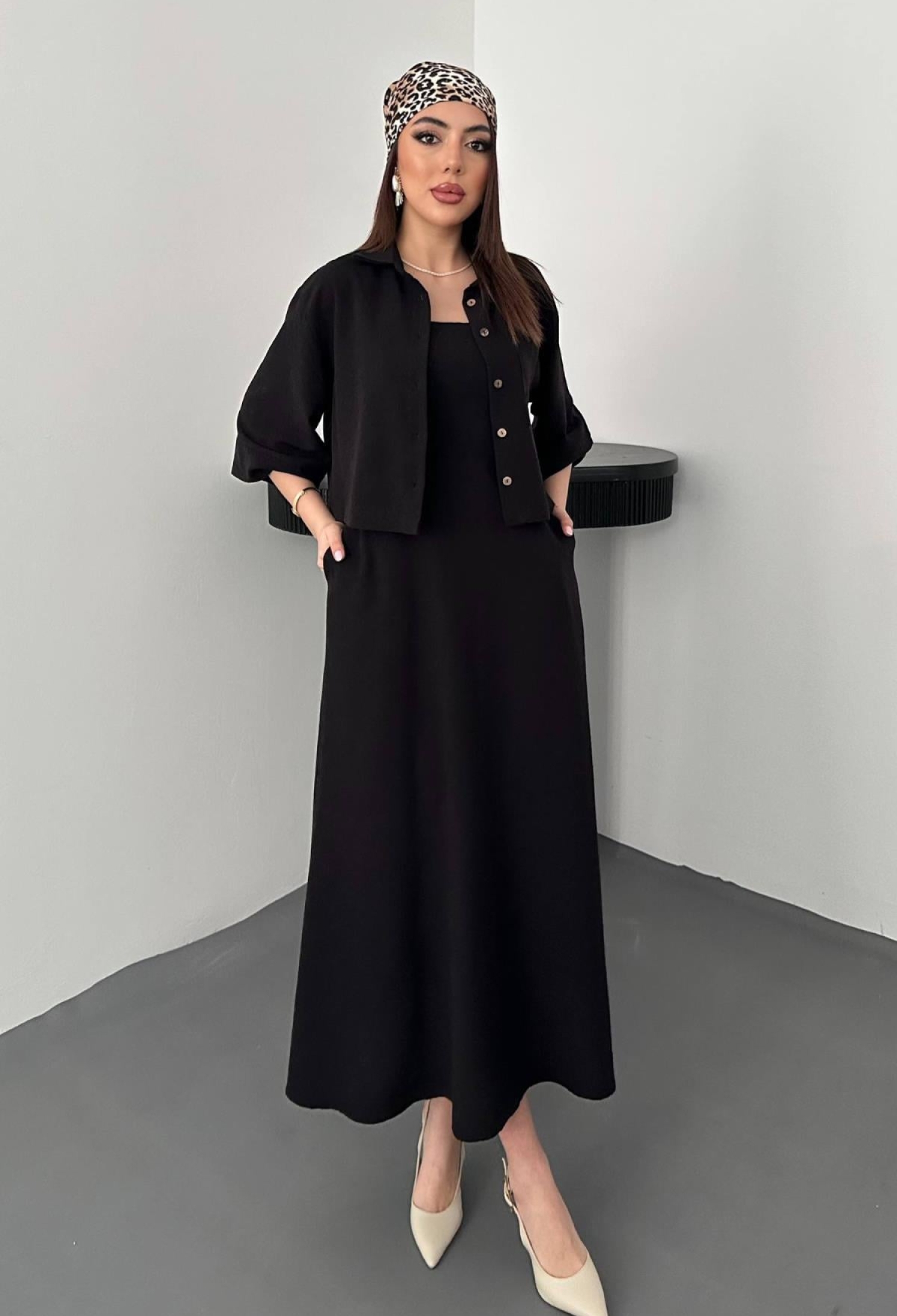 Elegant Maxi Slip Dress With Square Neck - Brand: Elisa - Women & Kids, Baby Clothes Wholesale - TheBS Women