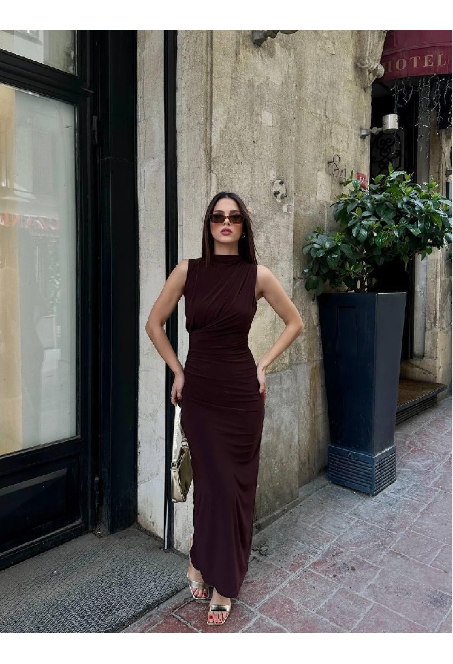 Claret Red Sexy Elegant Formal Glam Sheath Dress - Brand: Mistix - Women & Kids, Baby Clothes Wholesale - TheBS Women