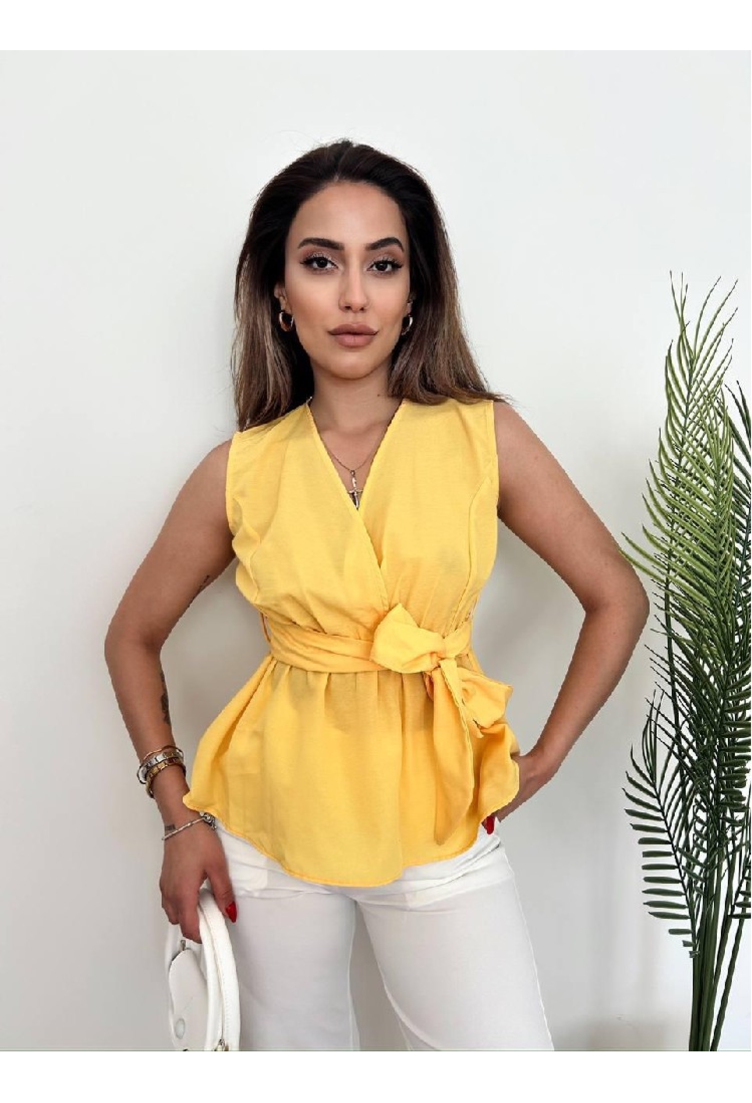 Sleeveless Casual Elegant Sexy Shirt - Brand: Mistix - Women & Kids, Baby Clothes Wholesale - TheBS Women