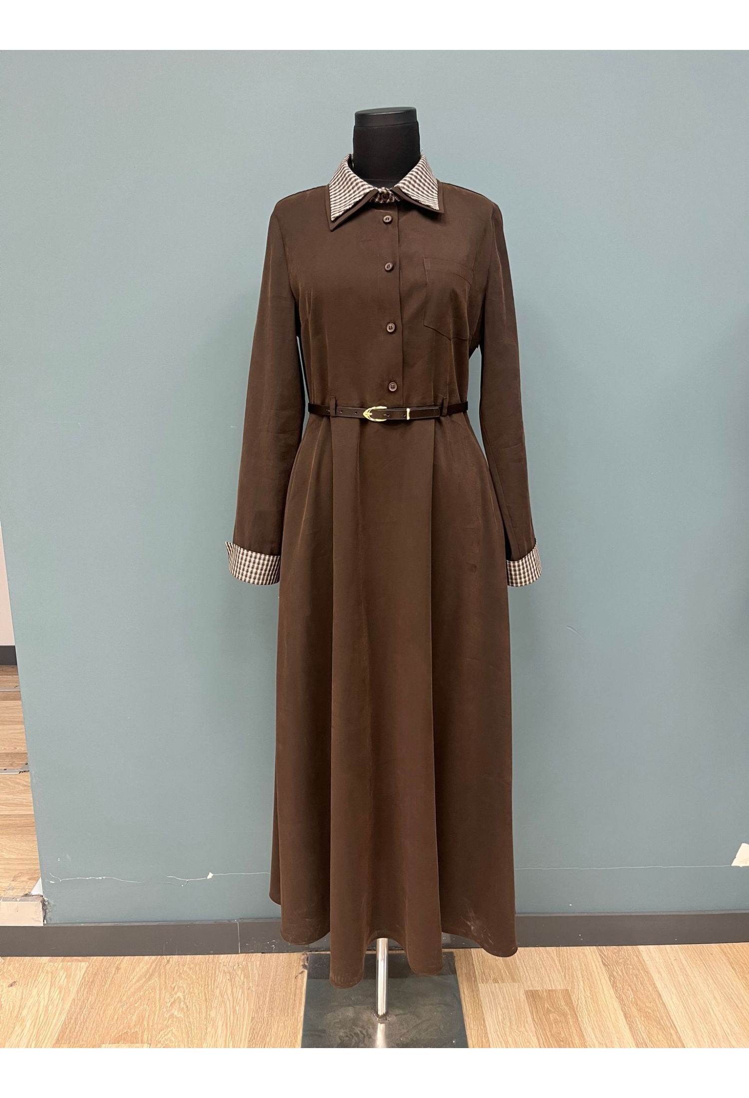 Modest Floor Length Shirt Dress - Brand: SOUL - Women & Kids, Baby Clothes Wholesale - TheBS Women