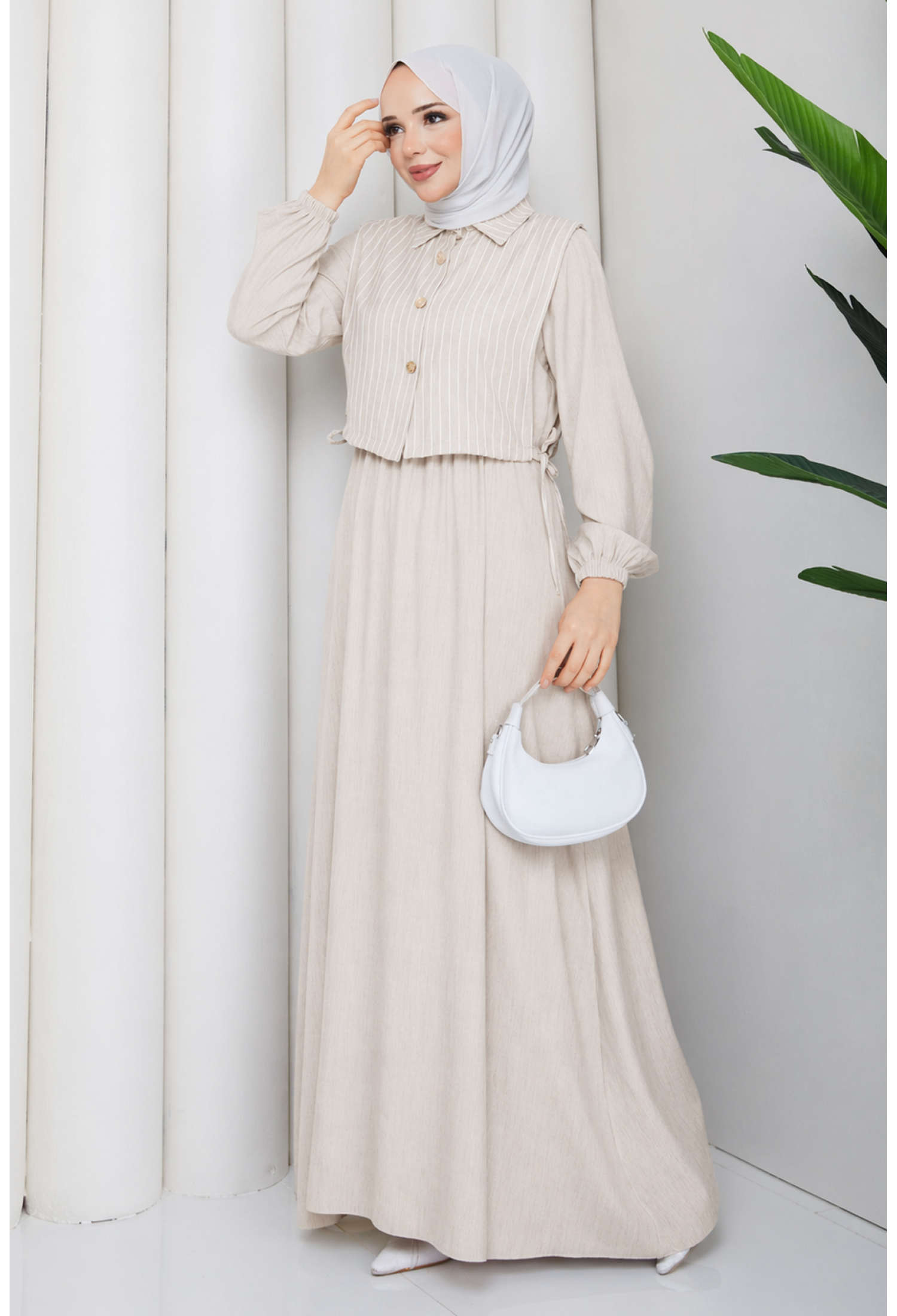 ElegantA-Line Floor-Length Dress - Brand: Mode Roy - Women & Kids, Baby Clothes Wholesale - TheBS Women
