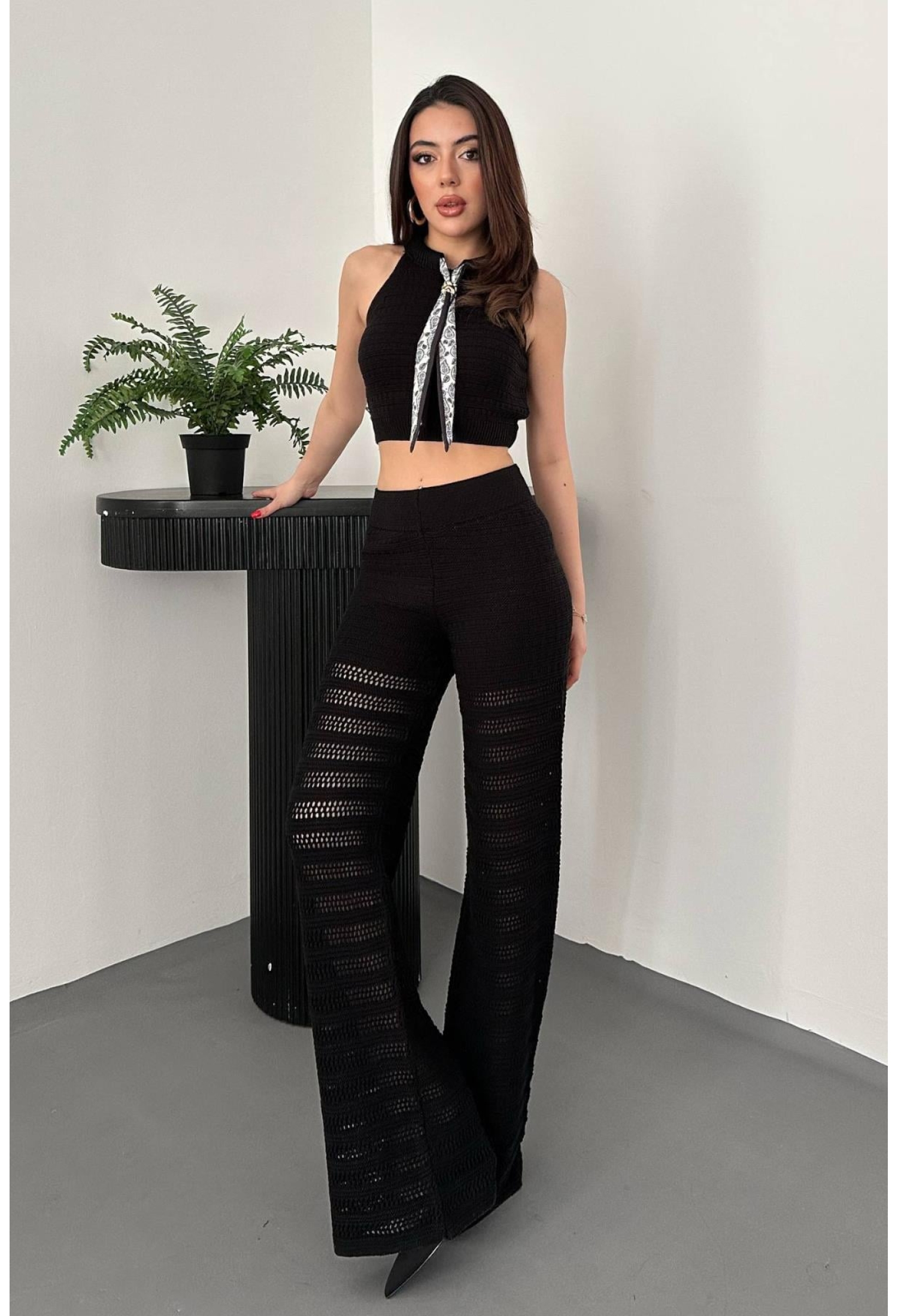 Elegant Slim Fit Palazzo Set - Brand: Elisa - Women & Kids, Baby Clothes Wholesale - TheBS Women
