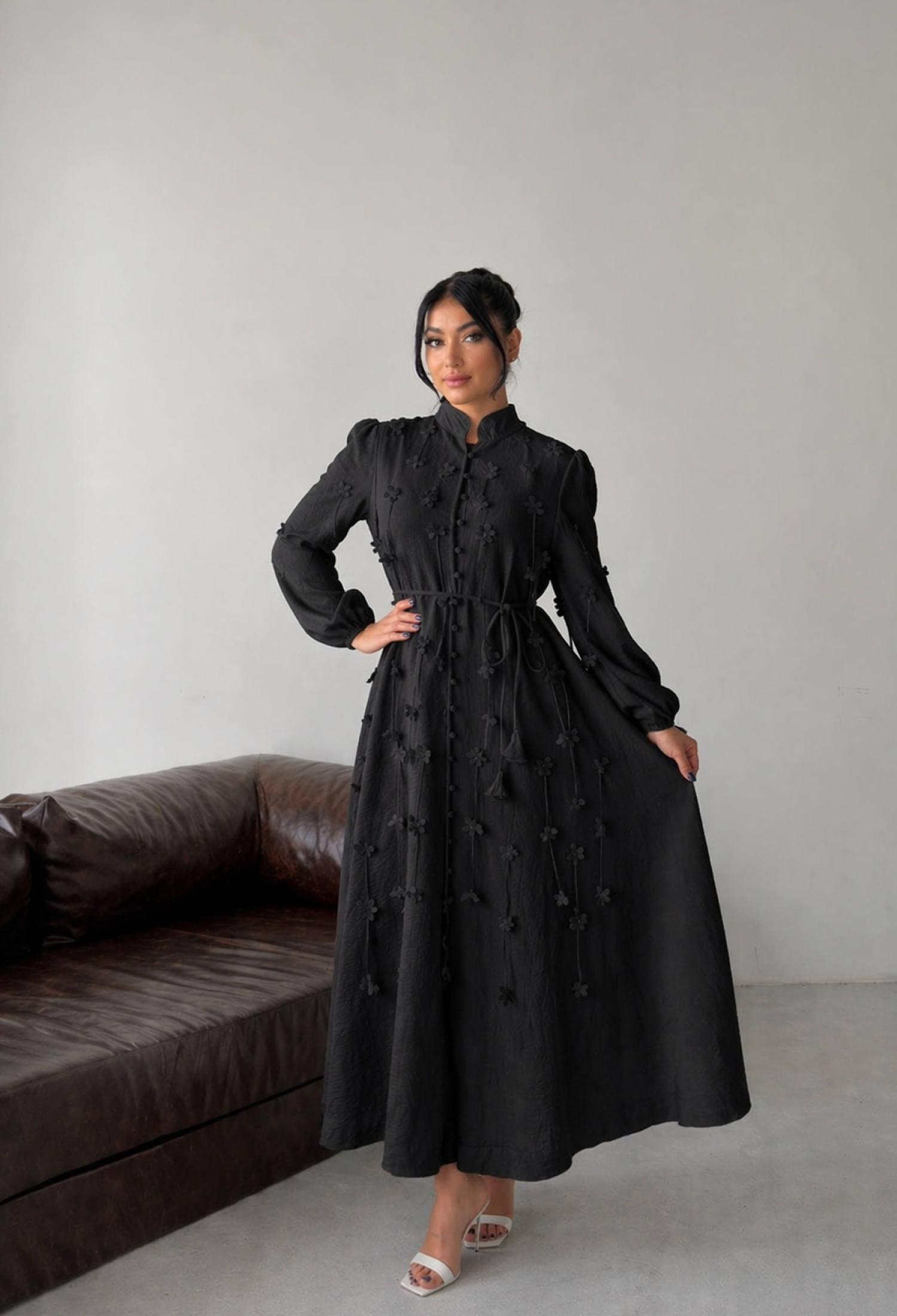 ElegantA-Line Floor Length Dress - Brand: Mode Roy - Women & Kids, Baby Clothes Wholesale - TheBS Women