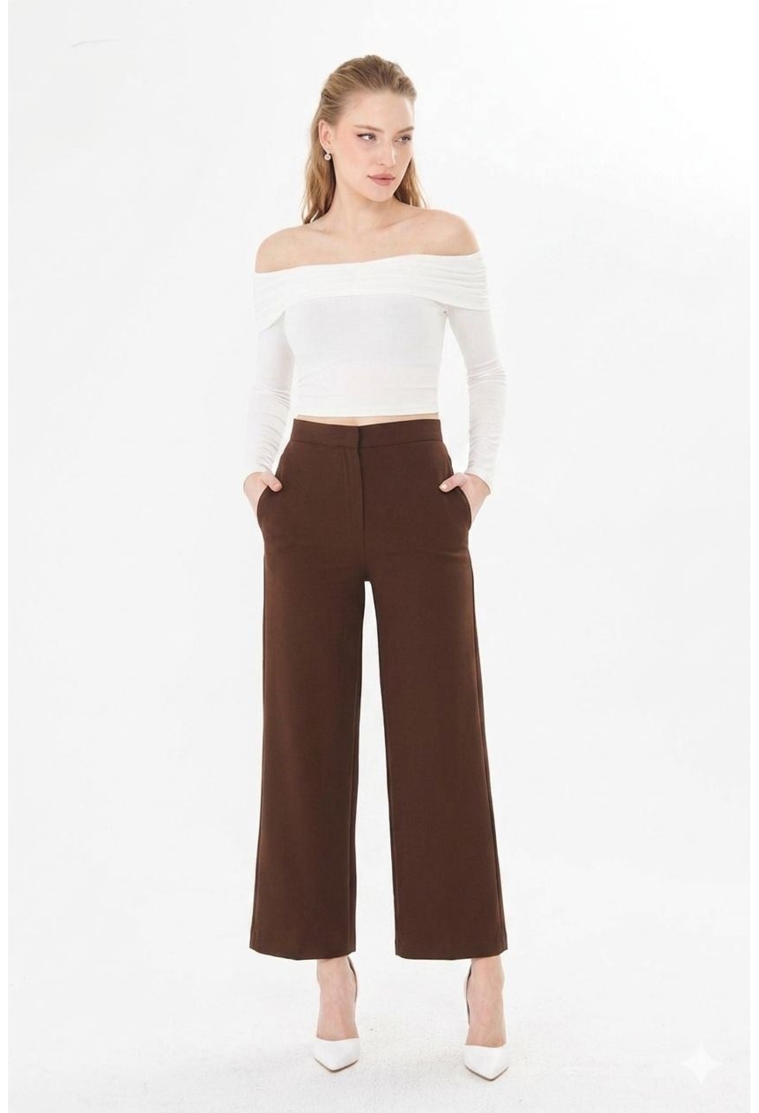 Elegant High Waist Palazzo Pants