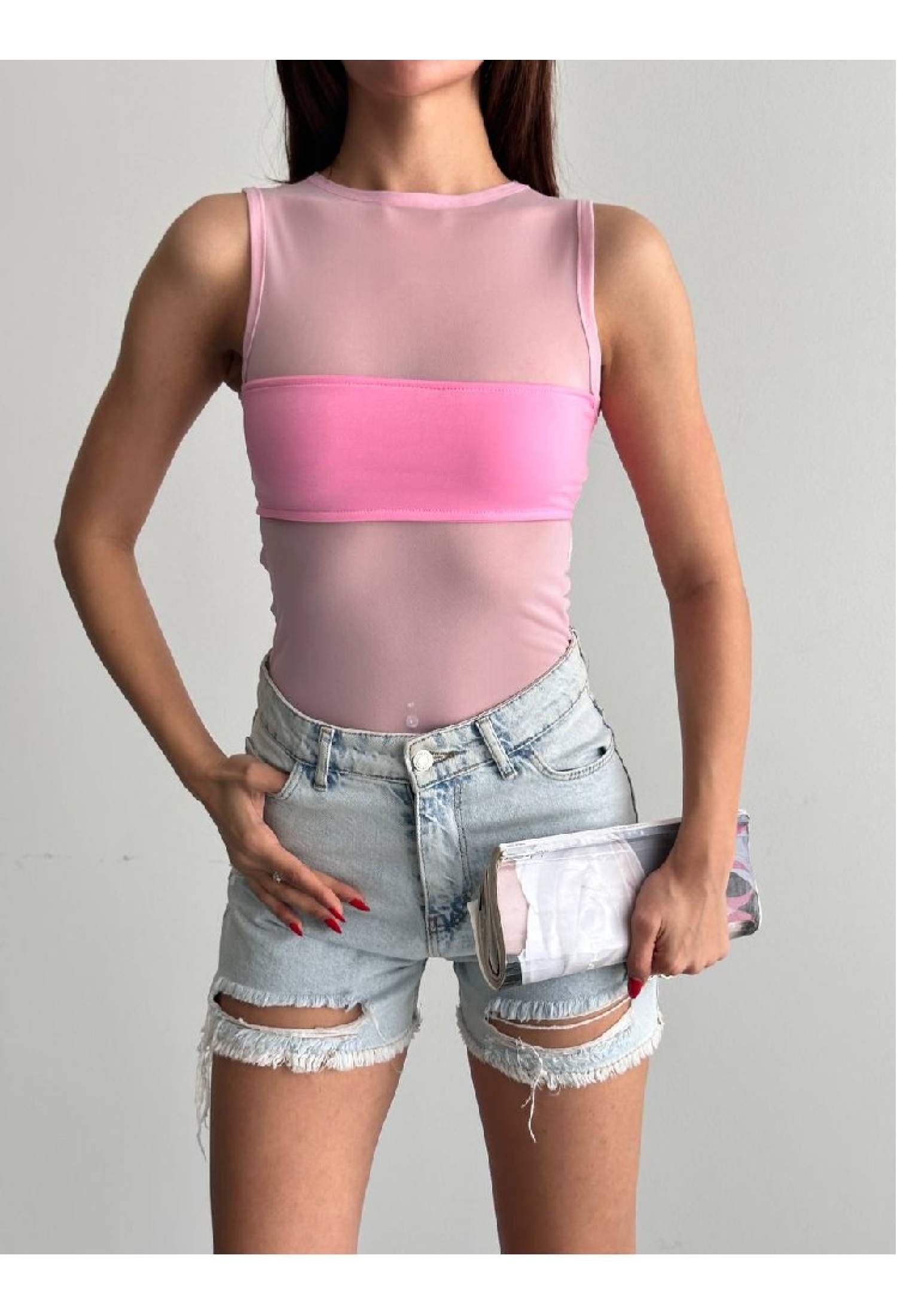 Casual Sexy Bodysuit With Cap Sleeves