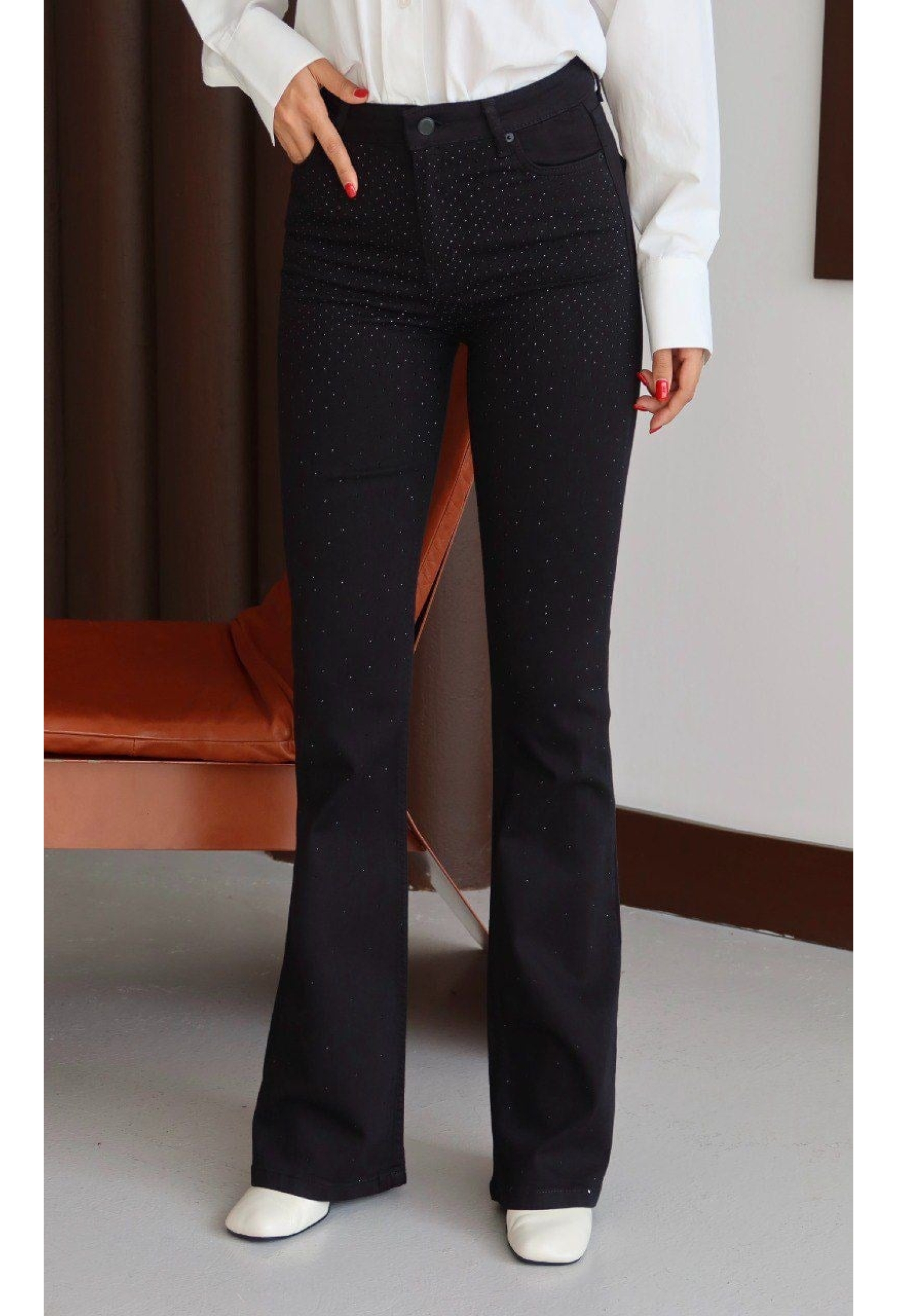 Elegant Glam Sexy Bootcut Jeans